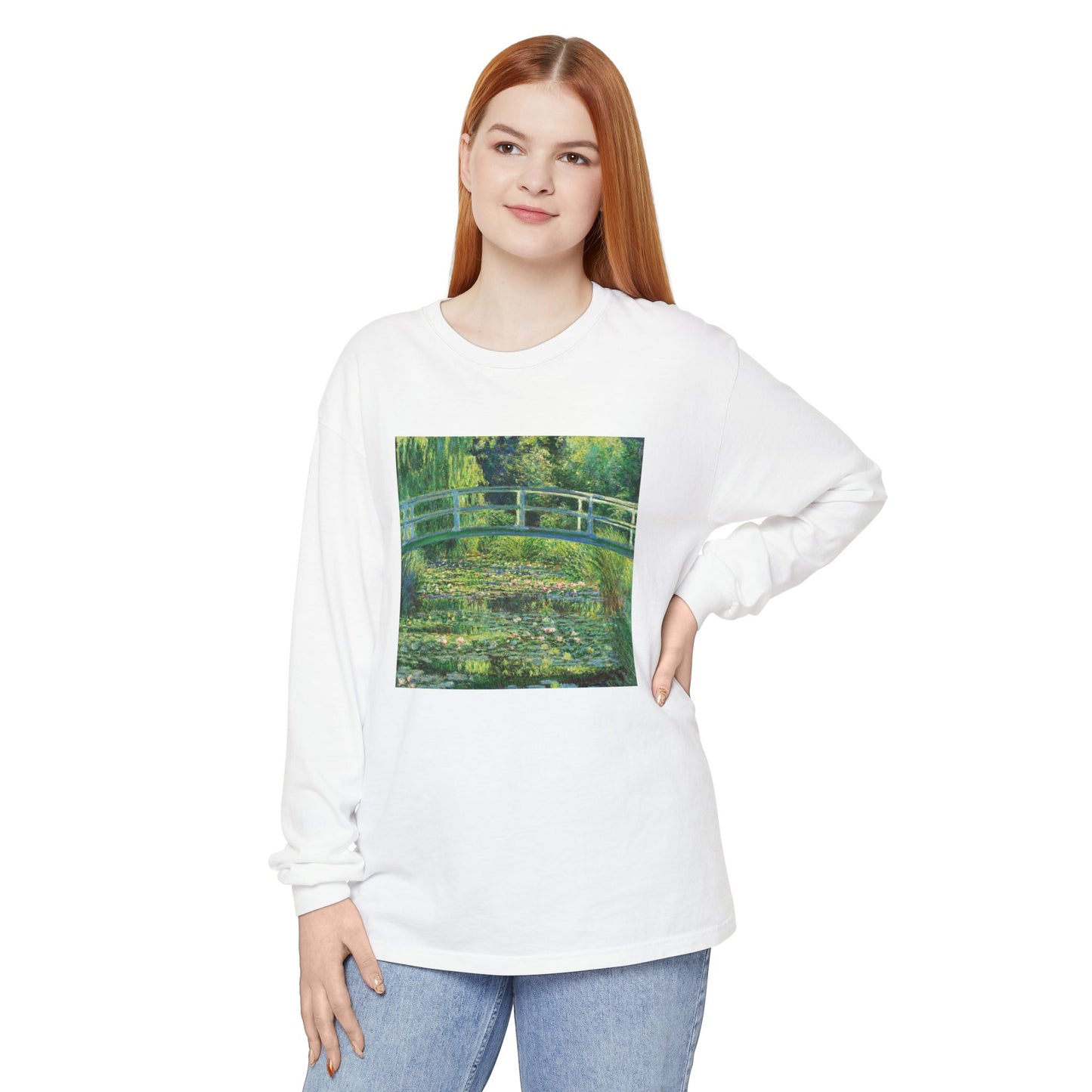 Water Lilies and Japanese Bridge by Claude Monet (Long Sleeve)
