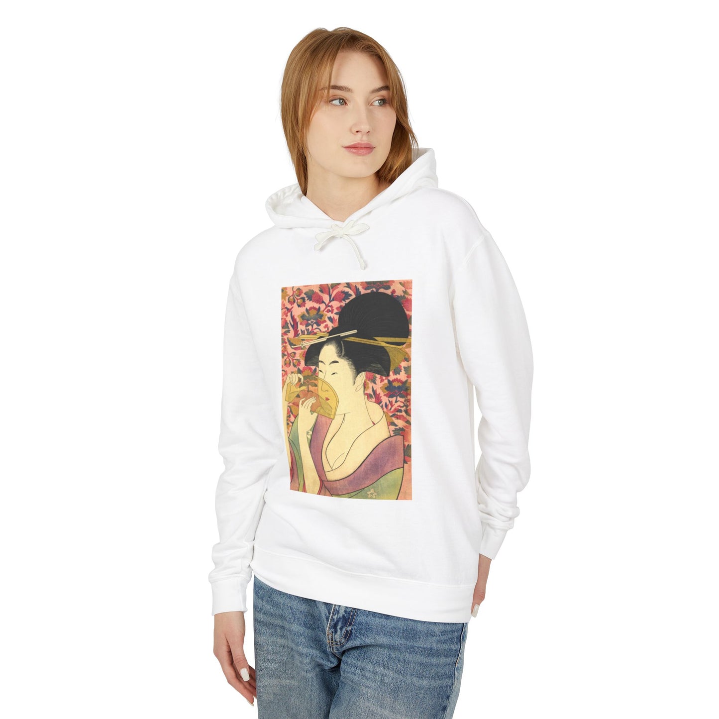 Comb by Kitagawa Utamaro (Hoodie)
