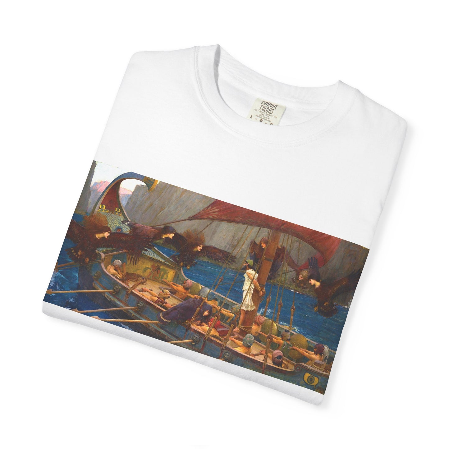 Ulysses and the Sirens by John William Waterhouse (T-Shirt)