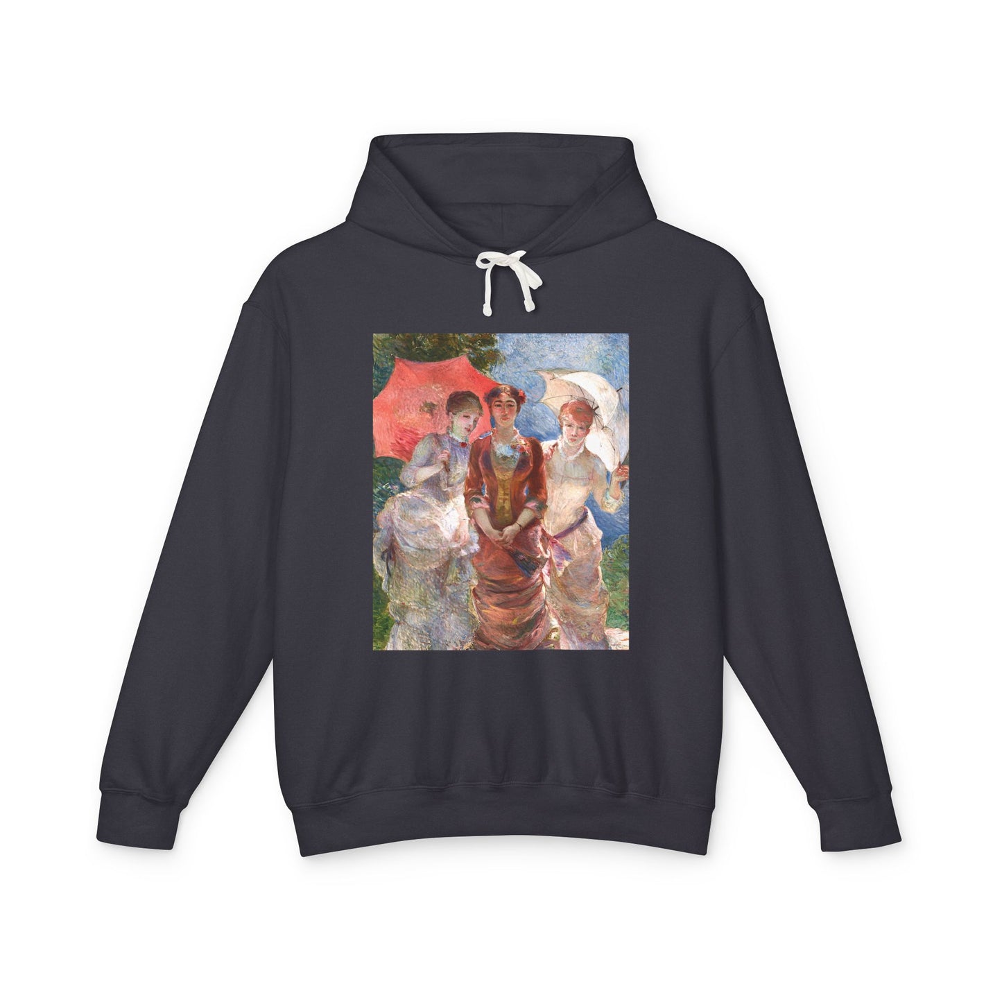 Three Women with Parasols by Marie Bracquemond (Hoodie)