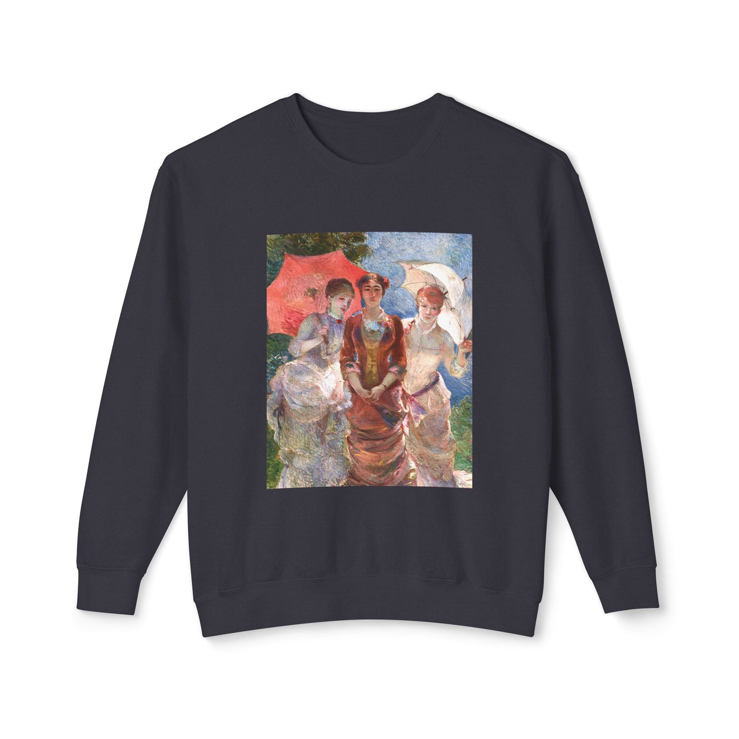 Three Women with Parasols by Marie Bracquemond (Sweatshirt)