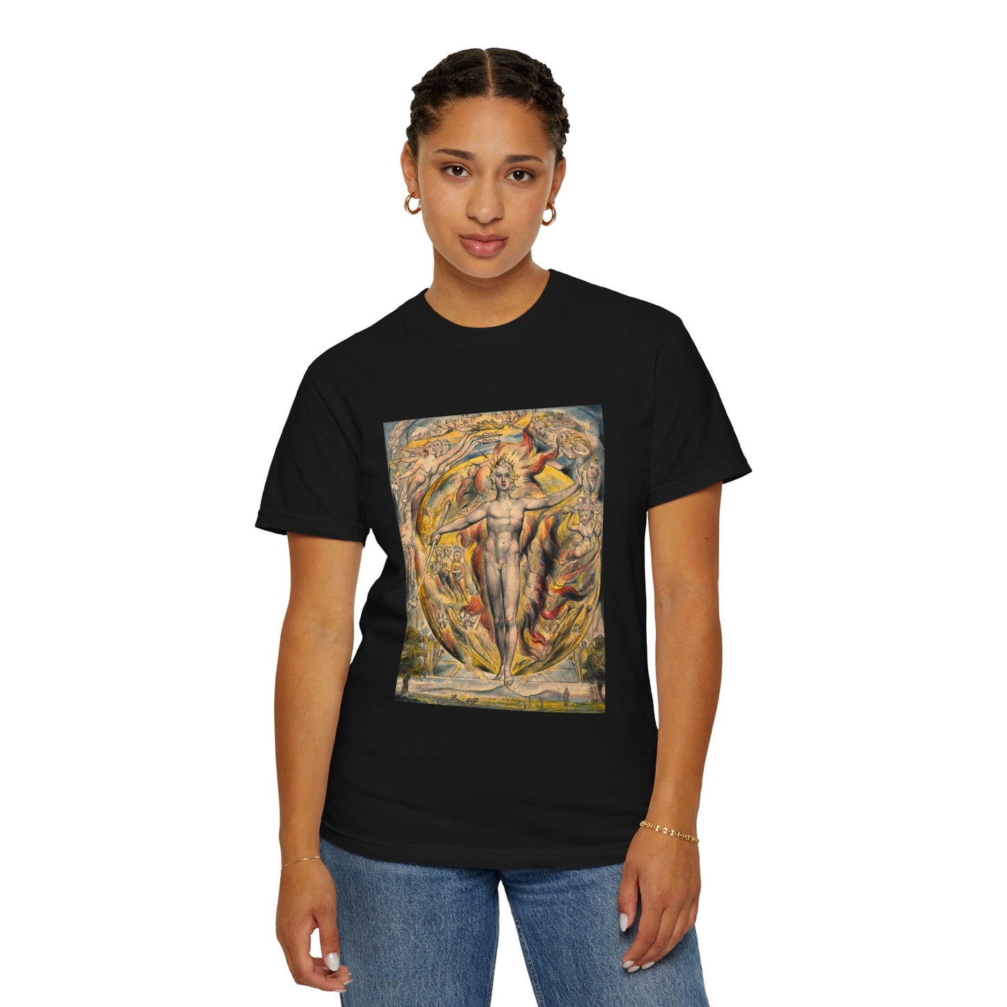 The Sun at His Eastern Gate by William Blake (T-Shirt)