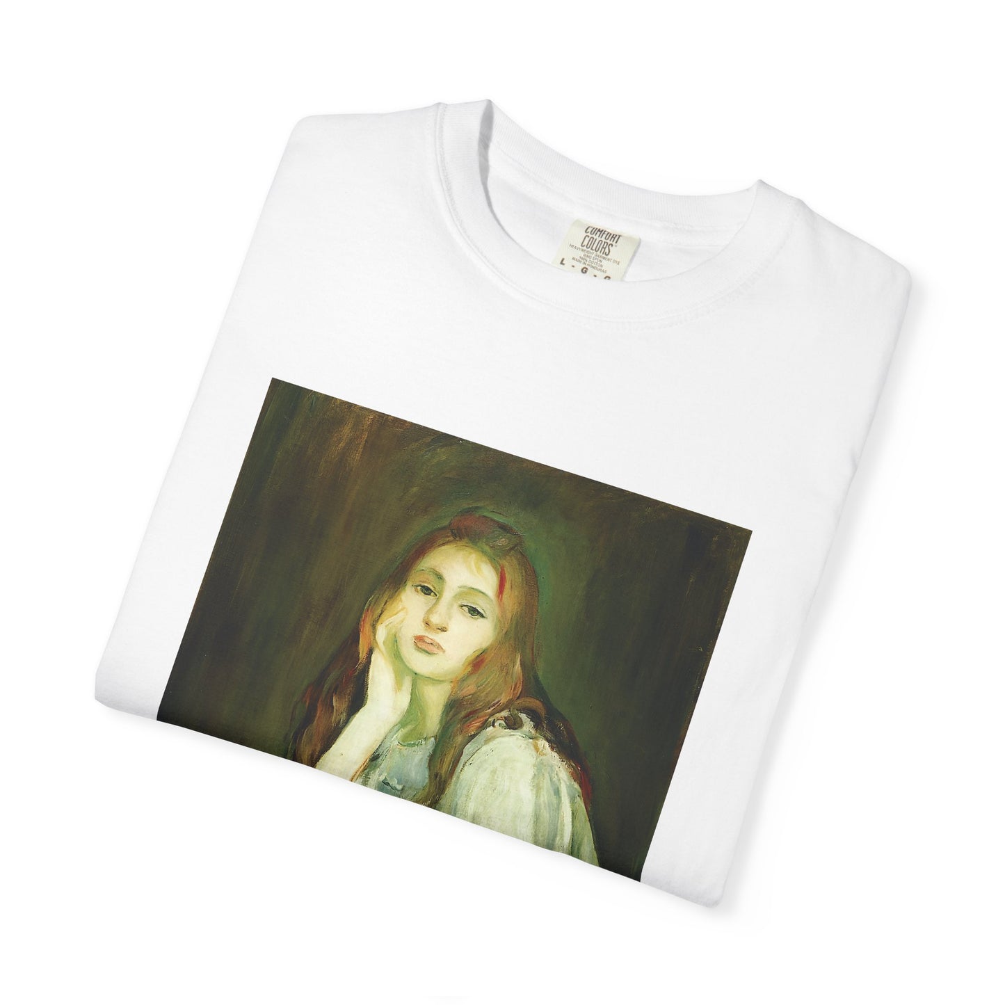 Julie Daydreaming by Berthe Morisot (T-Shirt)