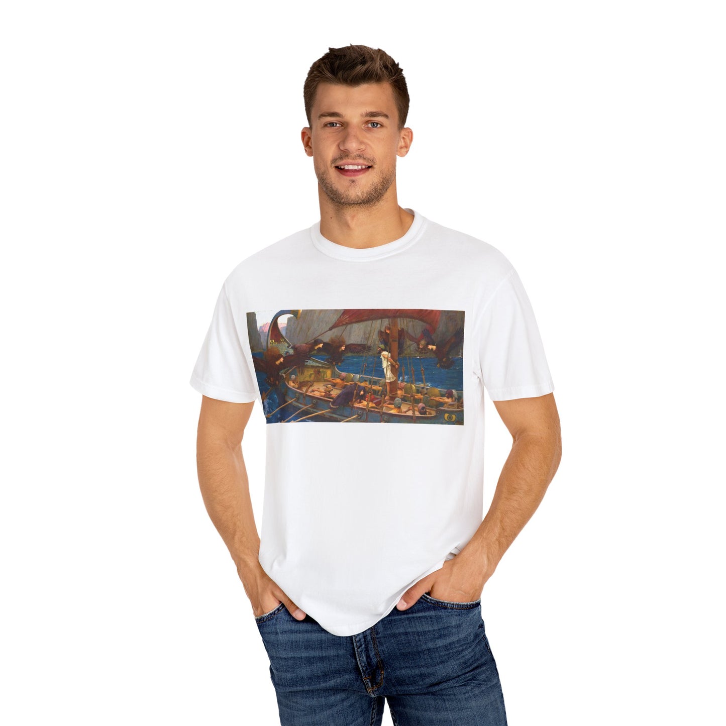 Ulysses and the Sirens by John William Waterhouse (T-Shirt)