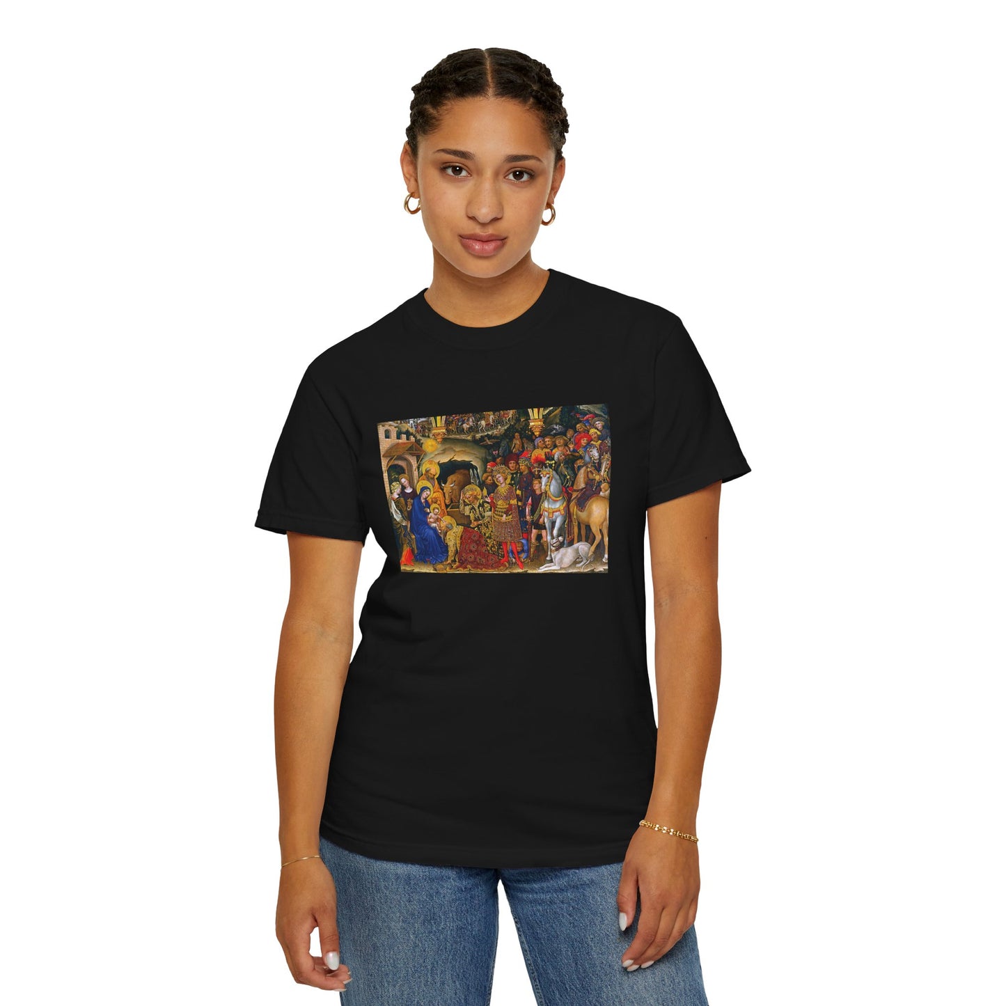 Adoration of the Magi by Gentile da Fabriano (T-Shirt)