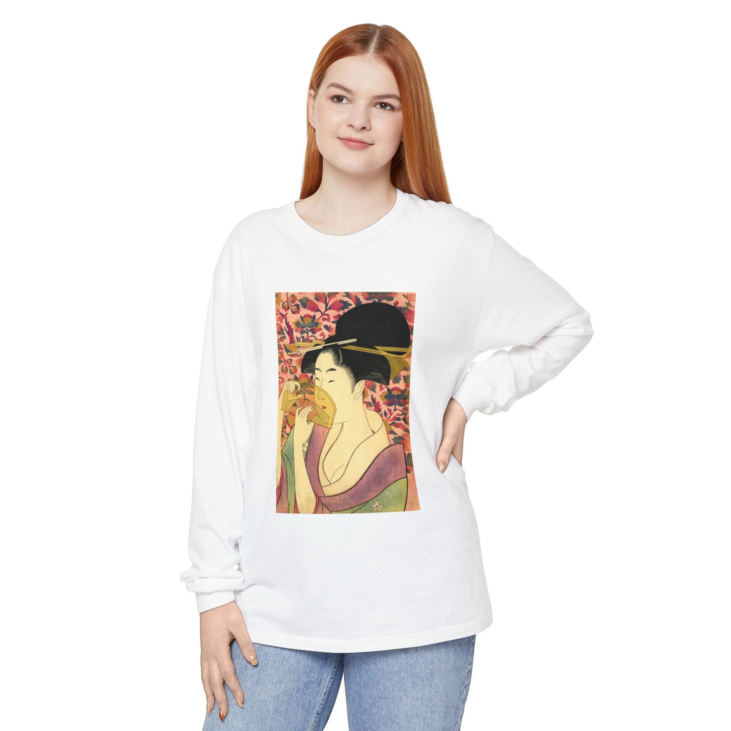 Comb by Kitagawa Utamaro (Long Sleeve)