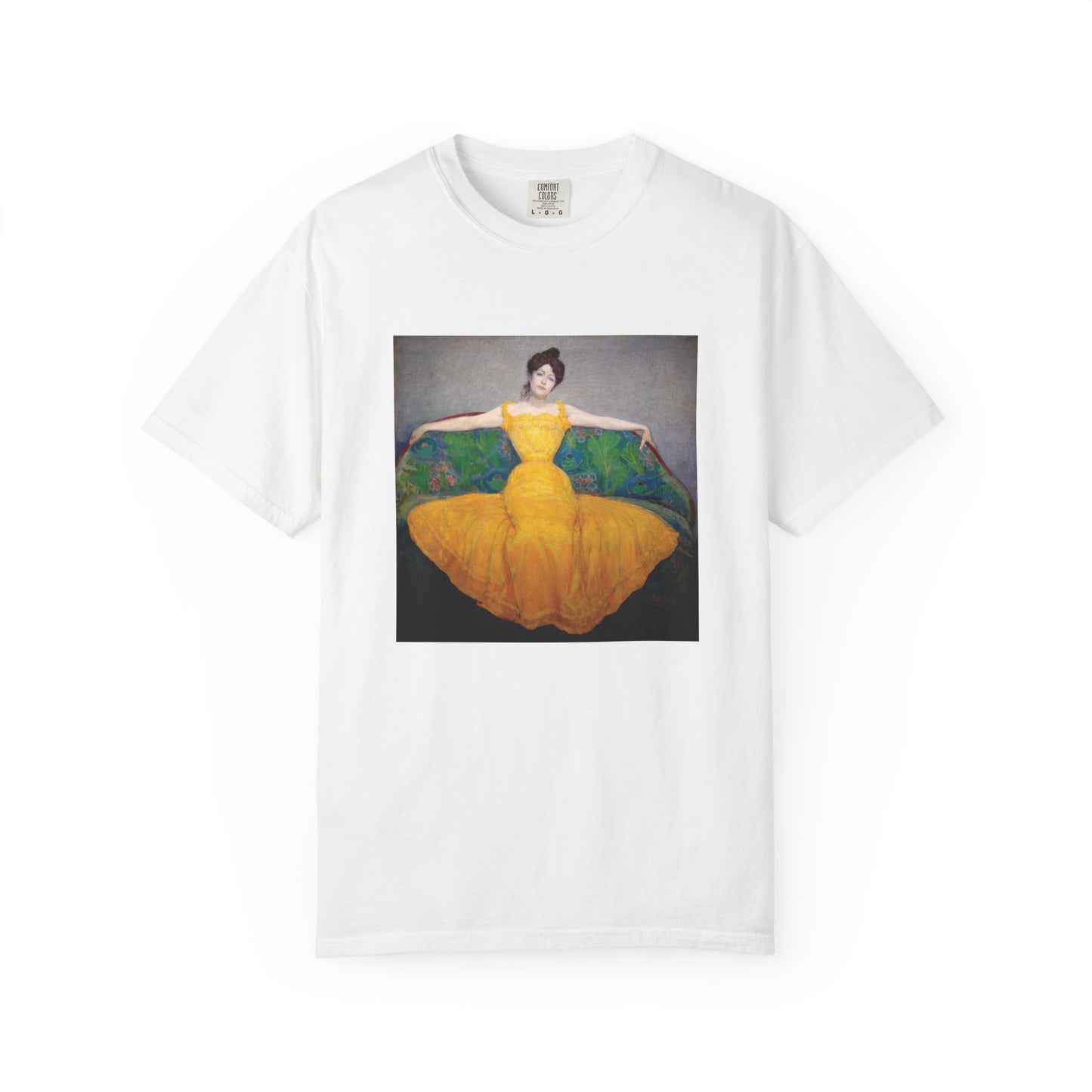 Woman in a Yellow Dress by Max Kurzweil (T-Shirt)