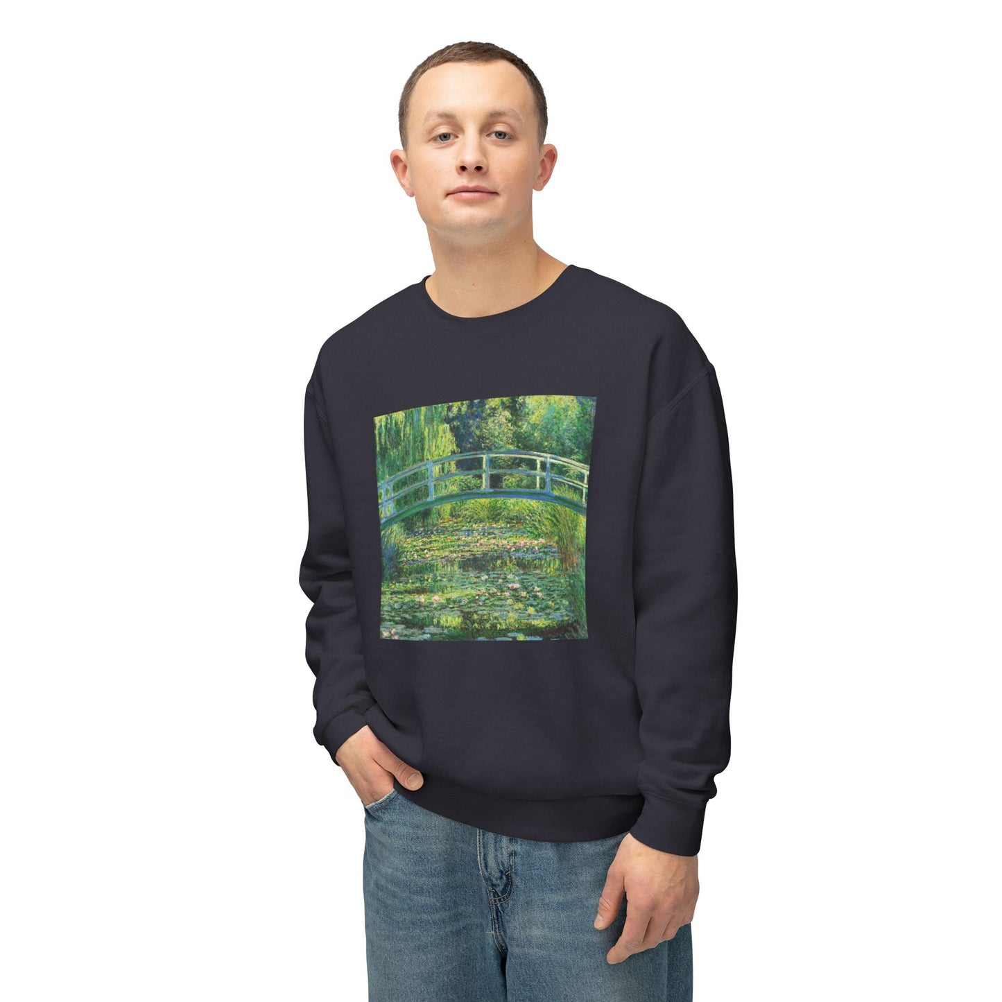 Water Lilies and Japanese Bridge by Claude Monet (Sweatshirt)