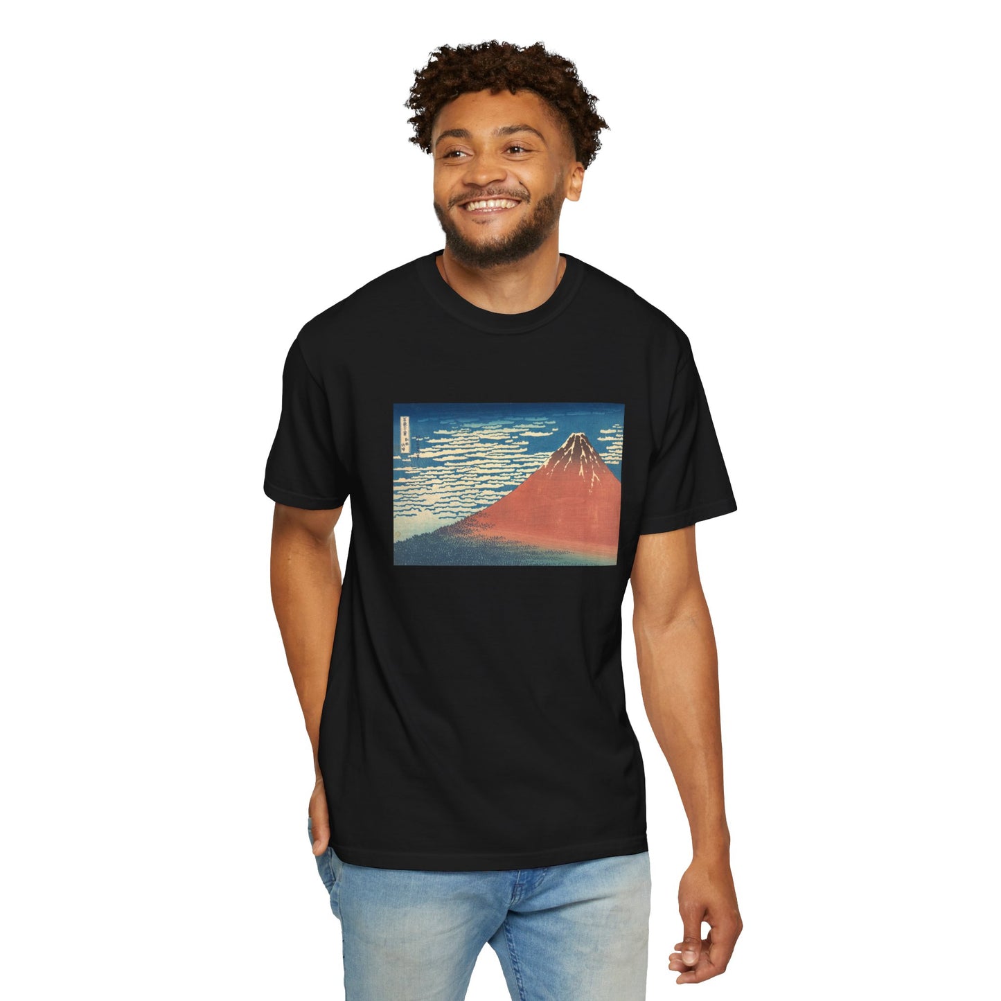 Fine Wind, Clear Morning by Katsushika Hokusai (T-Shirt)