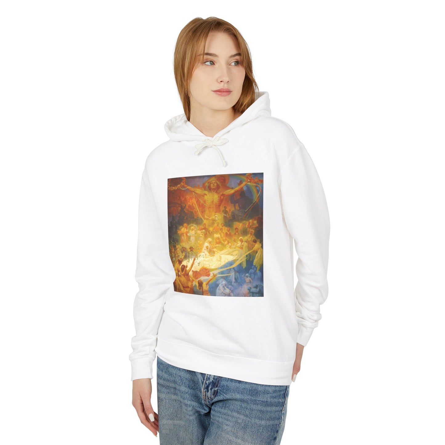 The Slav Epic: Apotheosis by Alphonse Mucha (Hoodie)