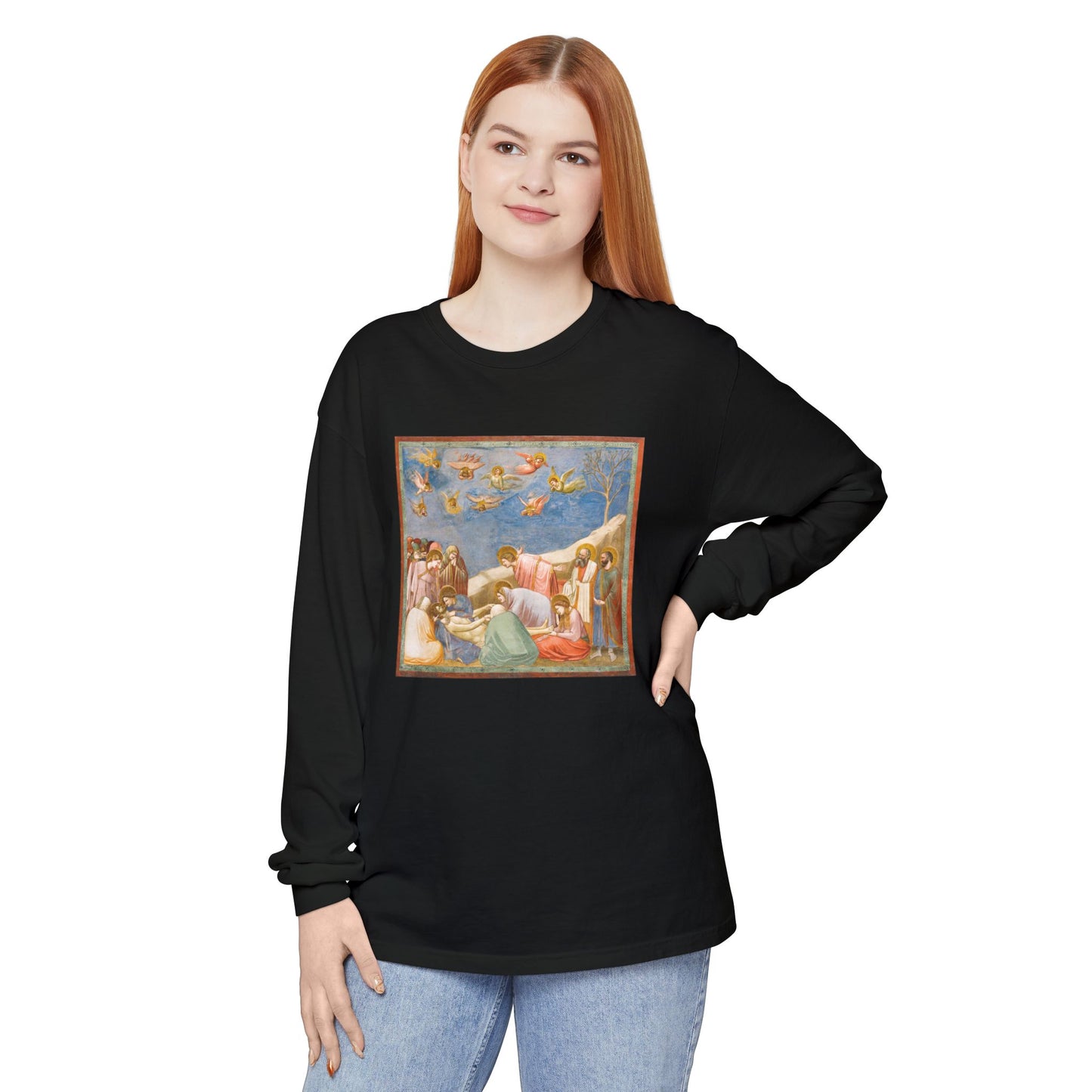 Lamentation by Giotto di Bondone (Long Sleeve)
