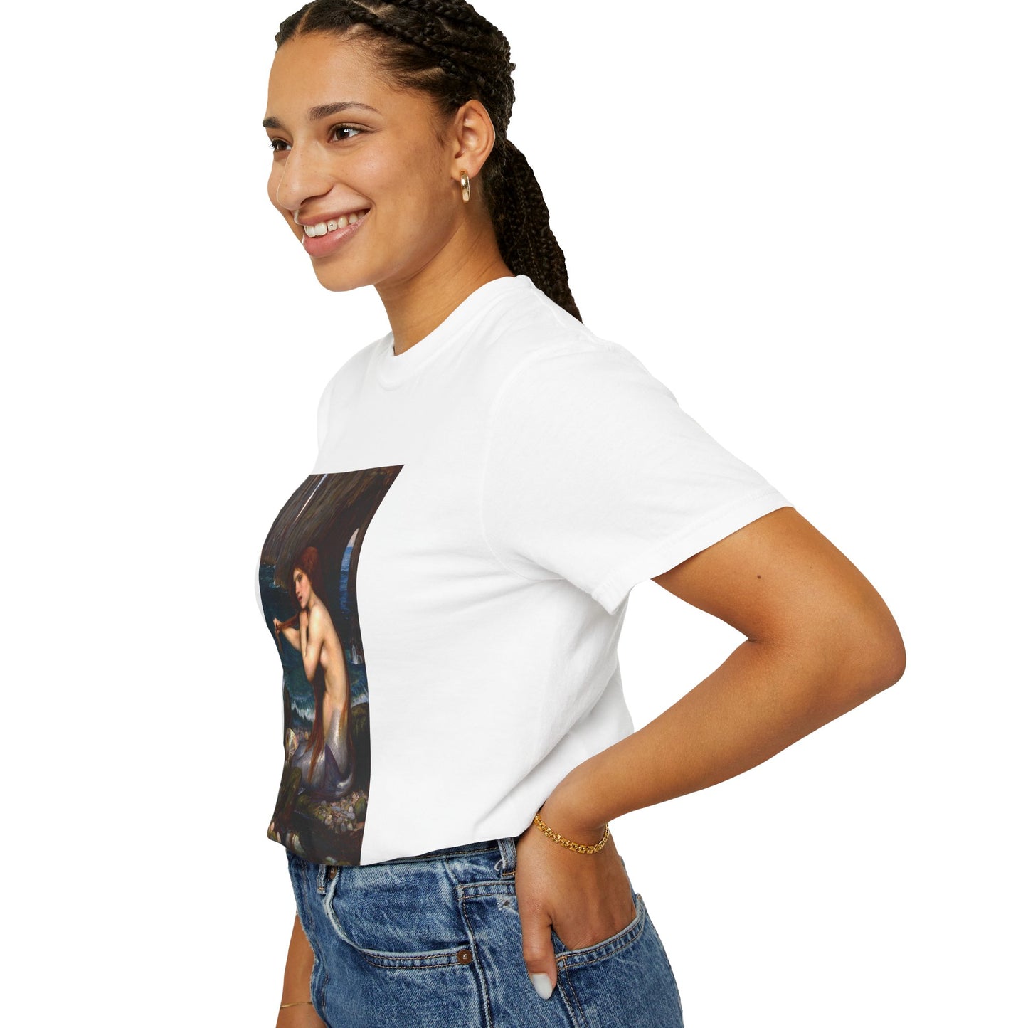 A Mermaid by John William Waterhouse (T-Shirt)