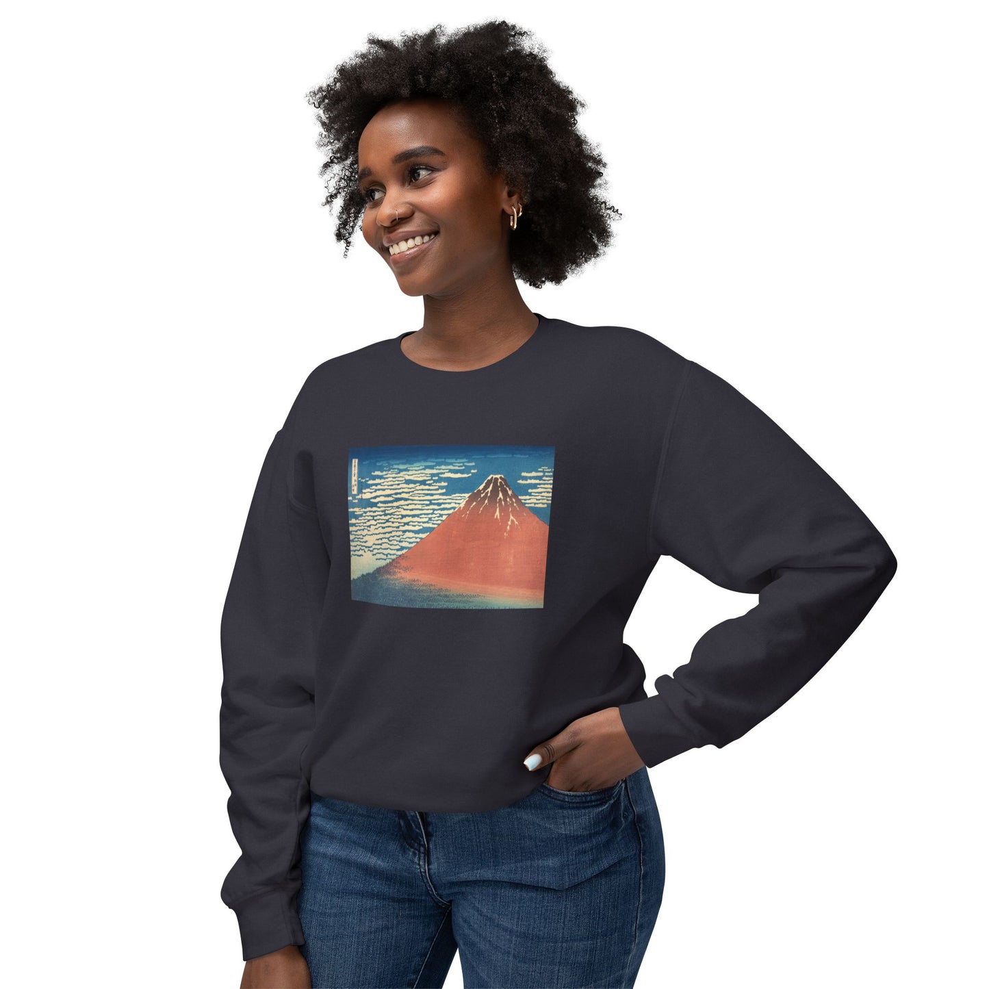 Fine Wind, Clear Morning by Katsushika Hokusai (Sweatshirt)