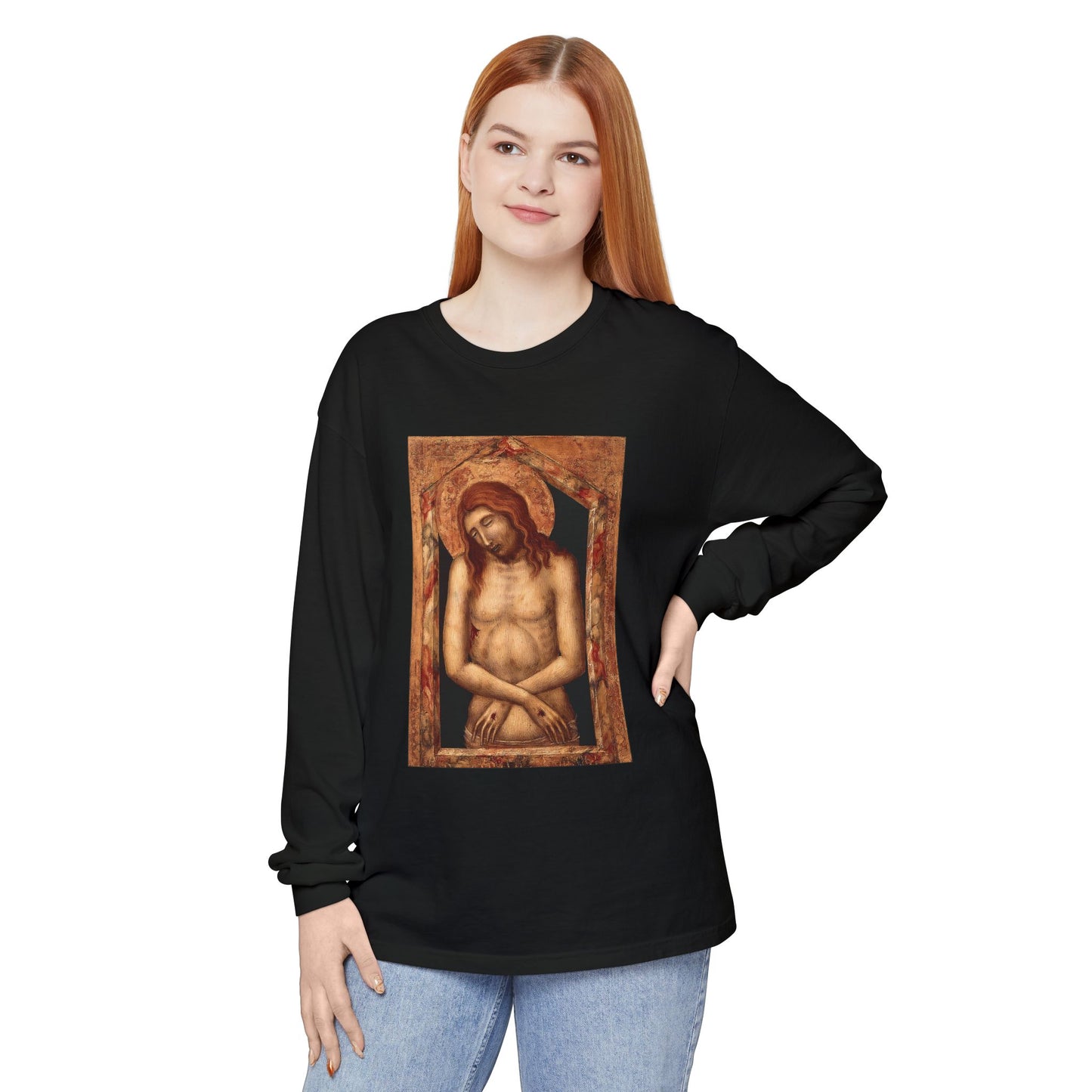 Man of Sorrow by Pietro Lorenzetti (Long Sleeve)