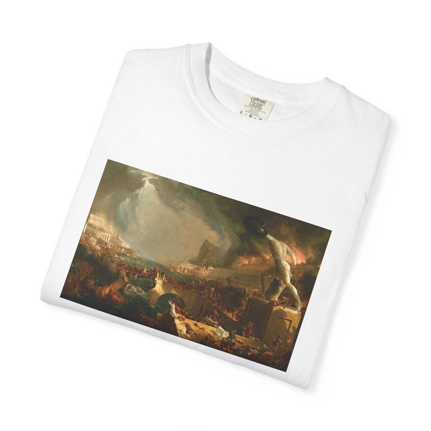 The Course of Empire: Destruction by Thomas Cole (T-Shirt)