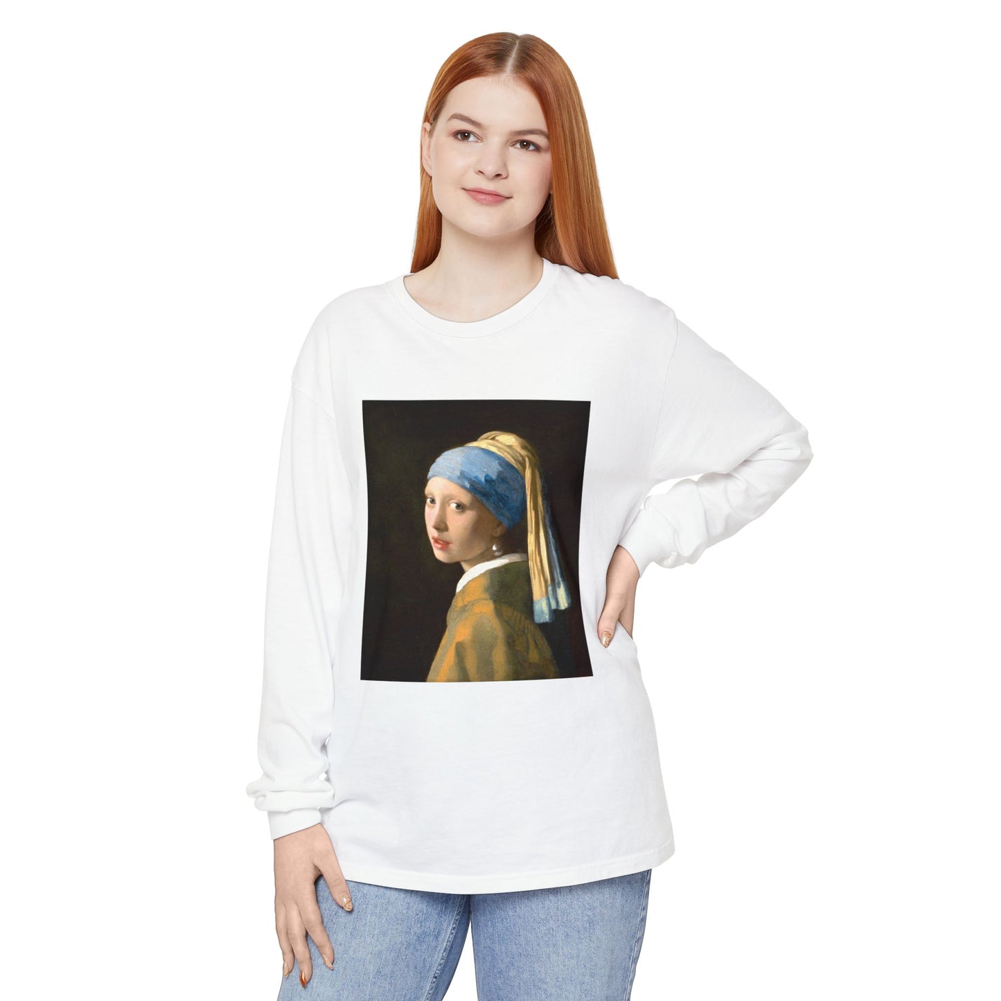 Girl with a Pearl Earring by Johannes Vermeer (Long Sleeve)