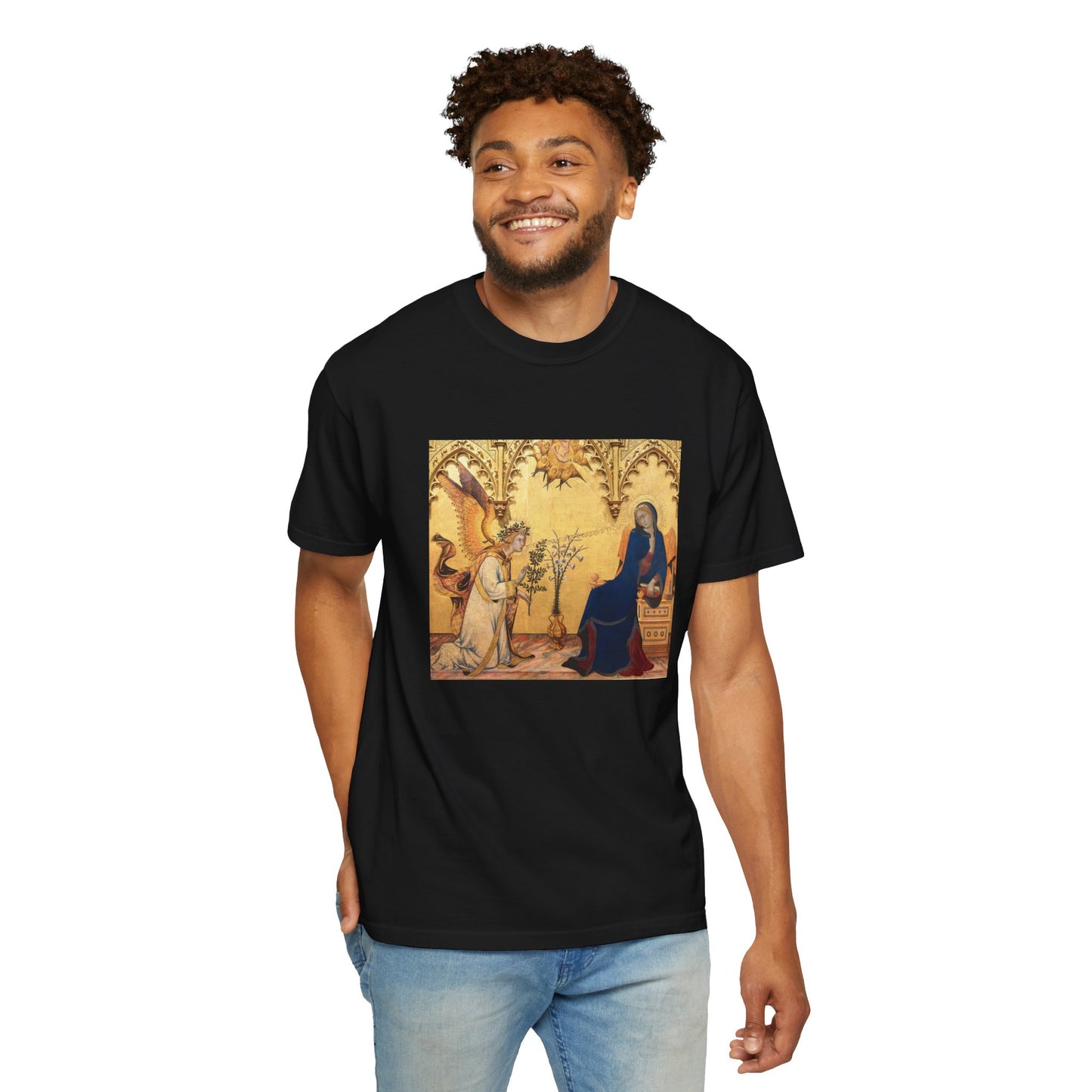 Annunciation by Simone Martini and Lippo Memmi (T-Shirt)