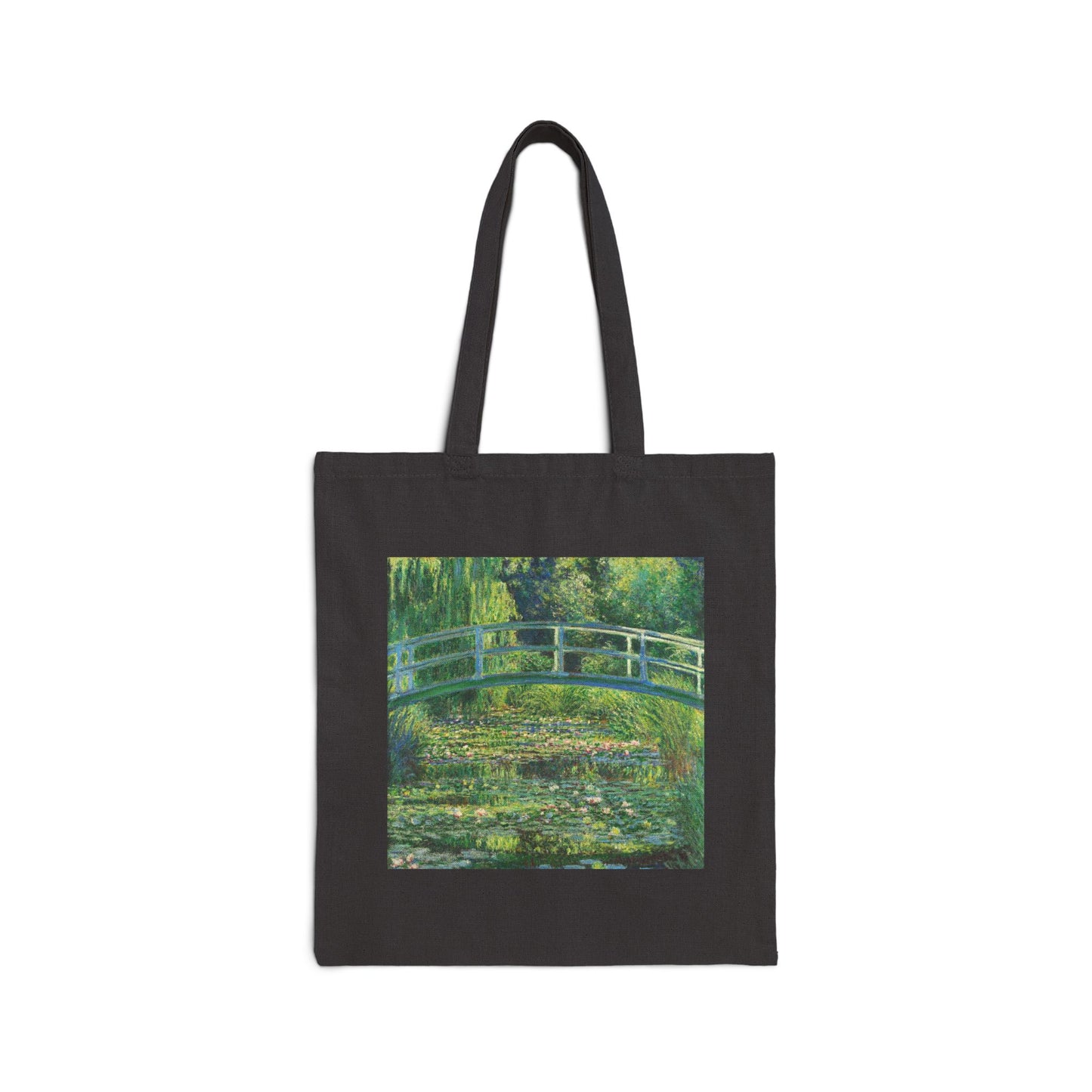 Water Lilies and Japanese Bridge by Claude Monet (Tote)