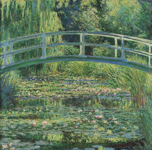 Water Lilies and Japanese Bridge by Claude Monet (T-Shirt)