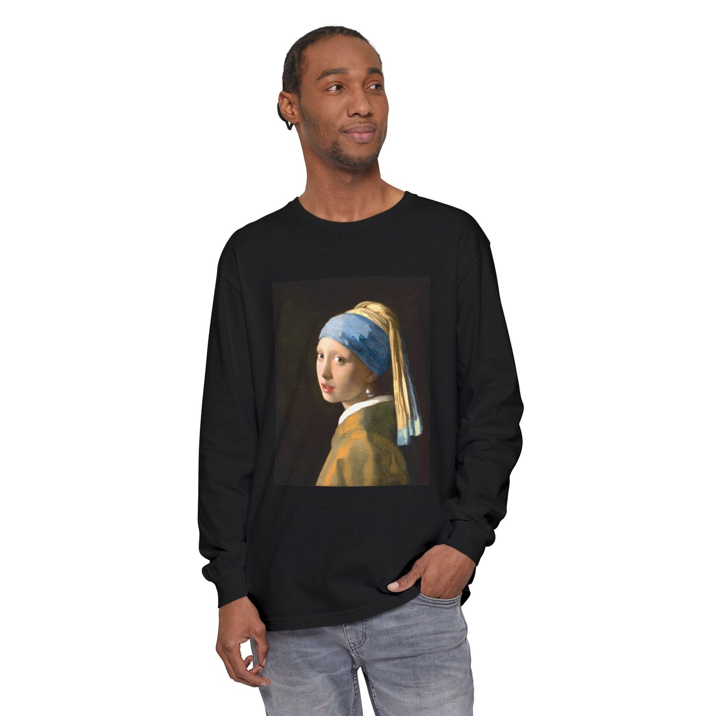 Girl with a Pearl Earring by Johannes Vermeer (Long Sleeve)