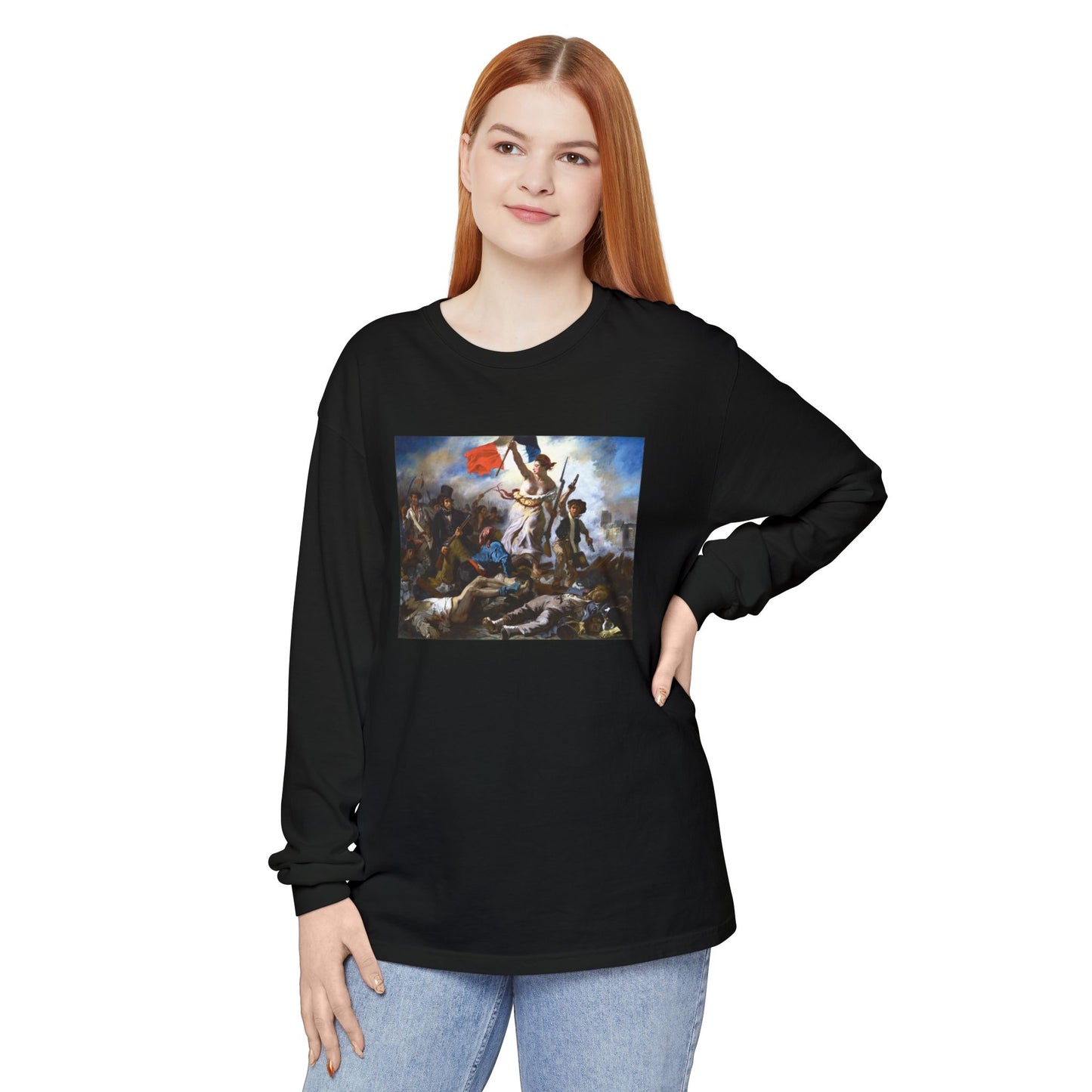 Liberty Leading the People by Eugène Delacroix (Long Sleeve)