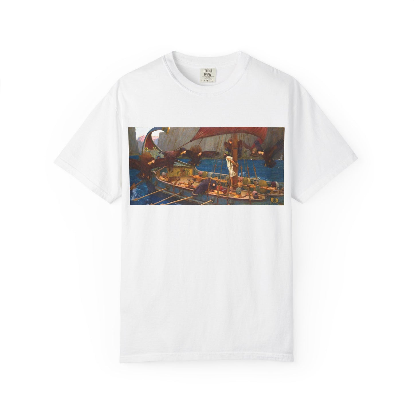 Ulysses and the Sirens by John William Waterhouse (T-Shirt)