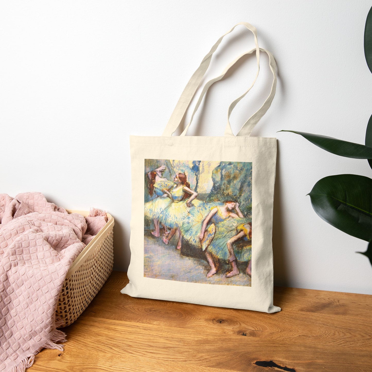 Ballet Dancers in the Wings by Edgar Degas (Tote)
