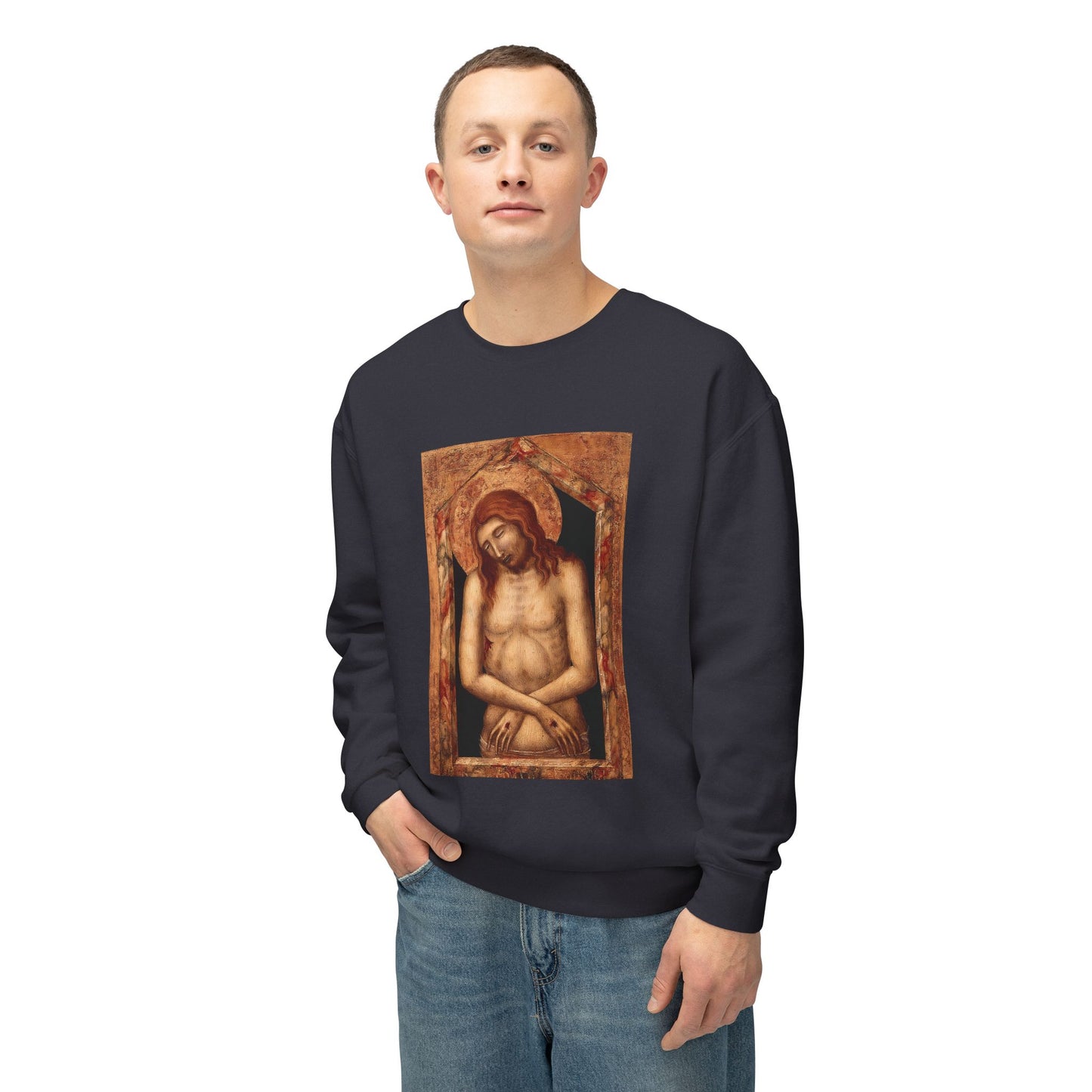 Man of Sorrow by Pietro Lorenzetti (Sweatshirt)