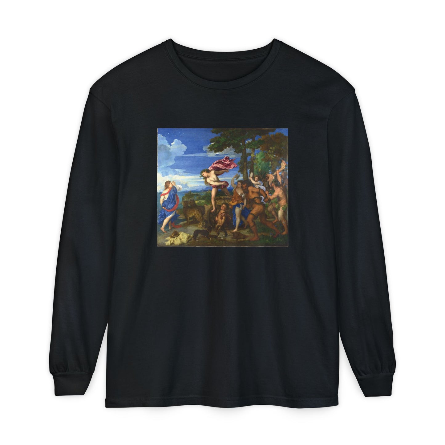 Bacchus and Ariadne by Titian (Long Sleeve)