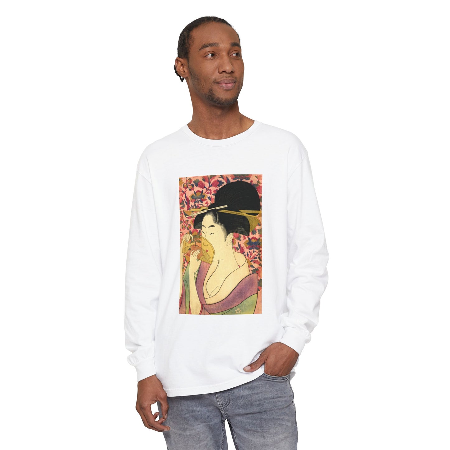 Comb by Kitagawa Utamaro (Long Sleeve)
