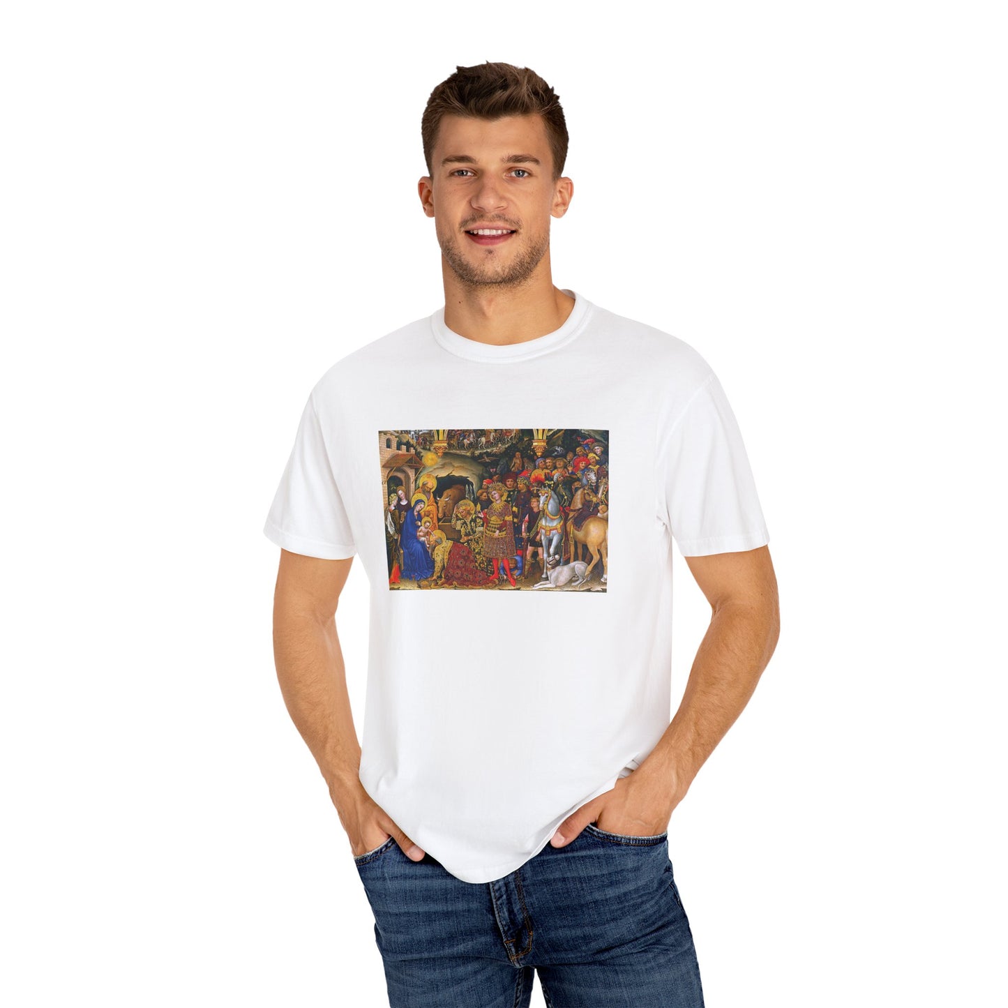 Adoration of the Magi by Gentile da Fabriano (T-Shirt)