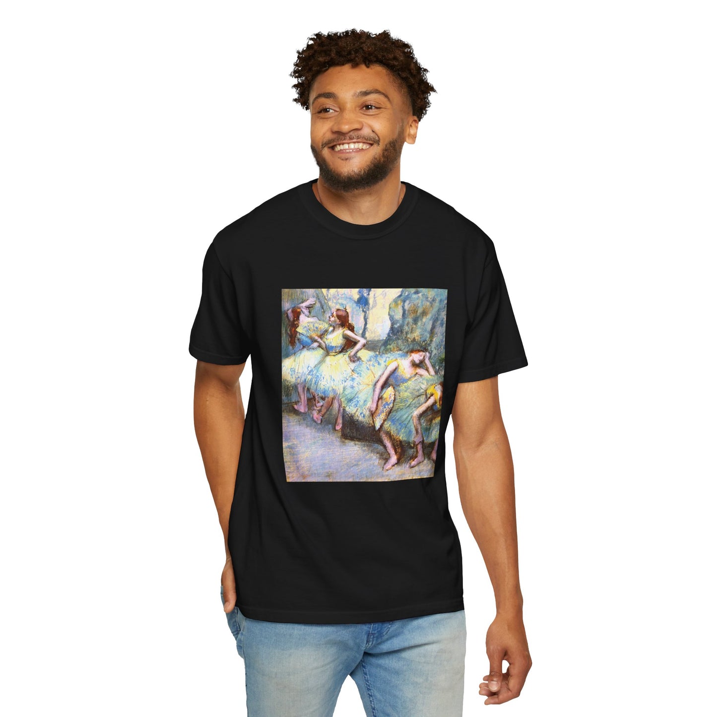 Ballet Dancers in the Wings by Edgar Degas (T-Shirt)