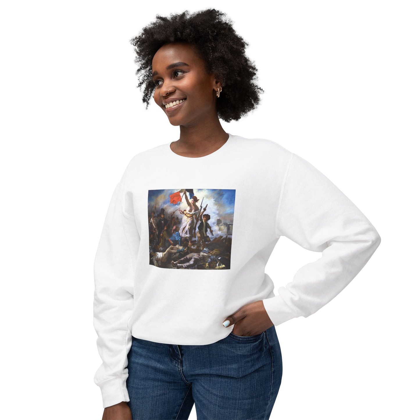 Liberty Leading the People by Eugène Delacroix (Sweatshirt)