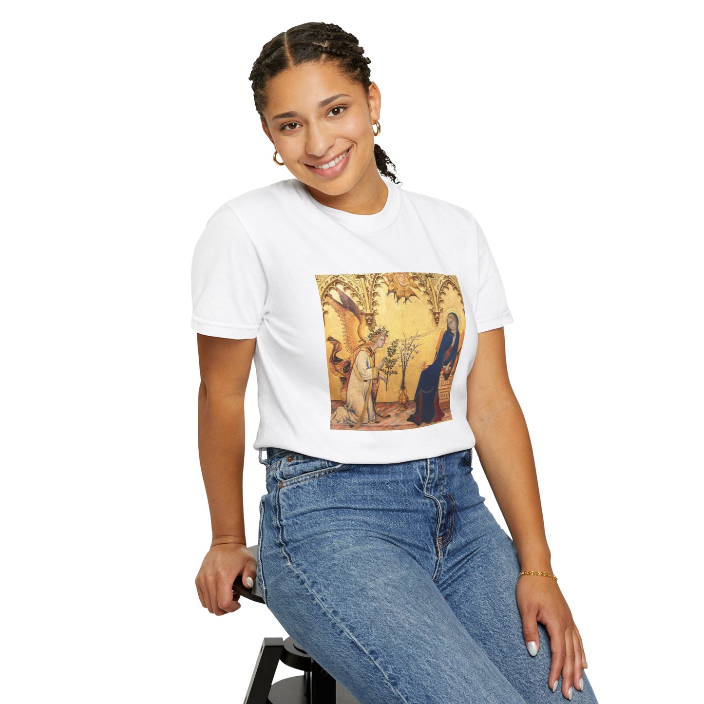 Annunciation by Simone Martini and Lippo Memmi (T-Shirt)