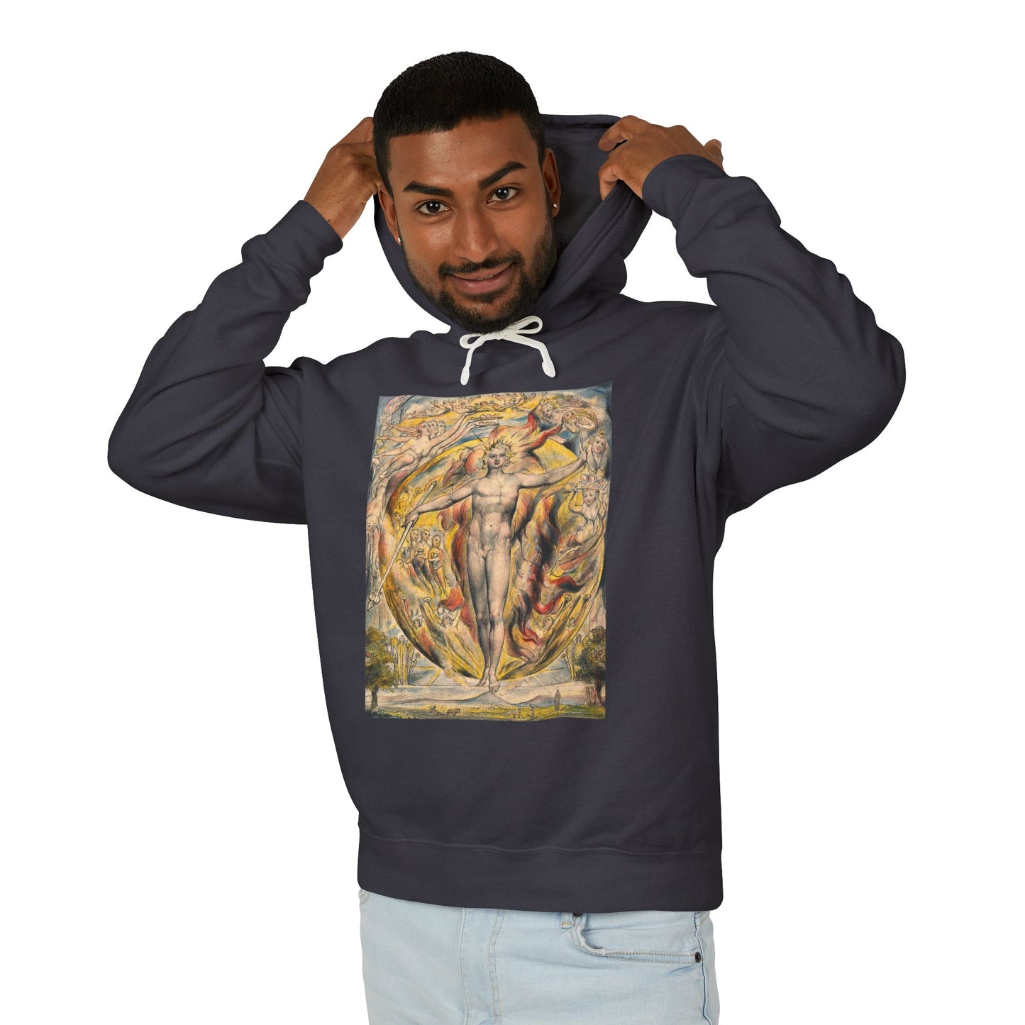 The Sun at His Eastern Gate by William Blake (Hoodie)