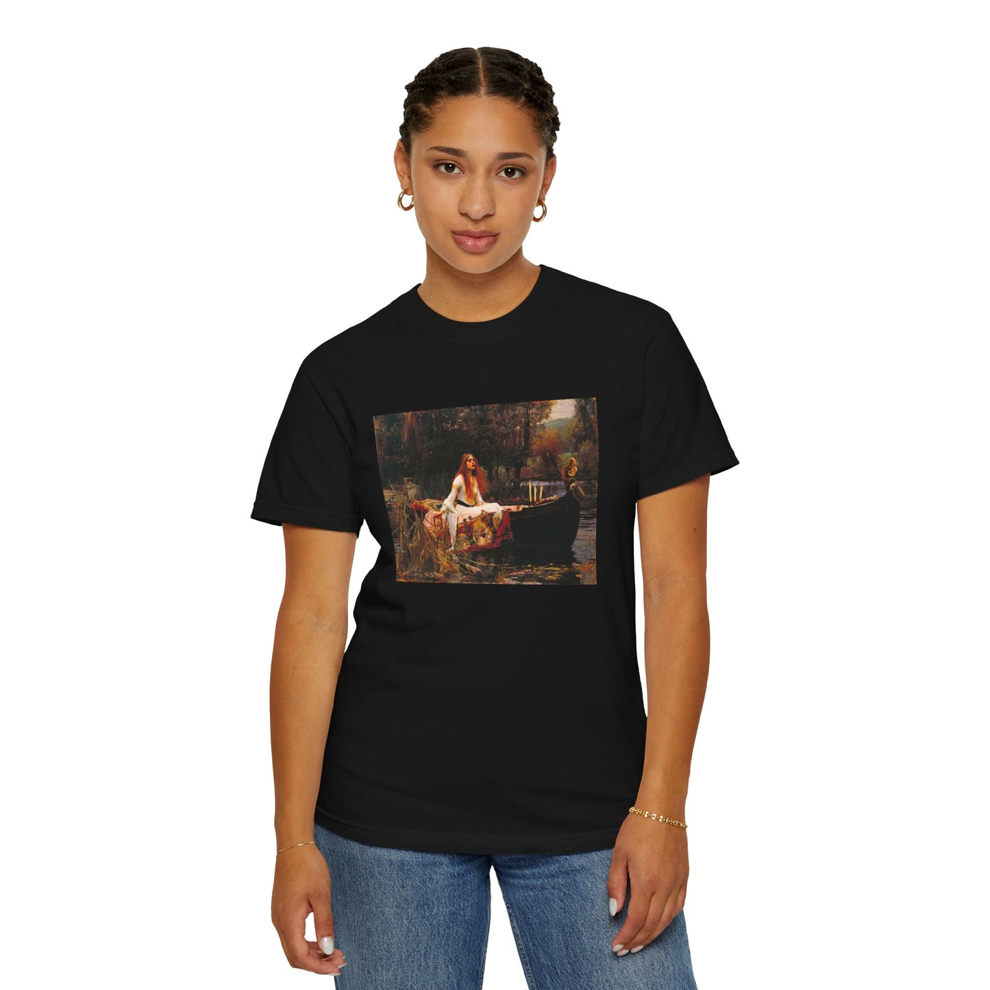 The Lady of Shalott by John William Waterhouse (T-Shirt)