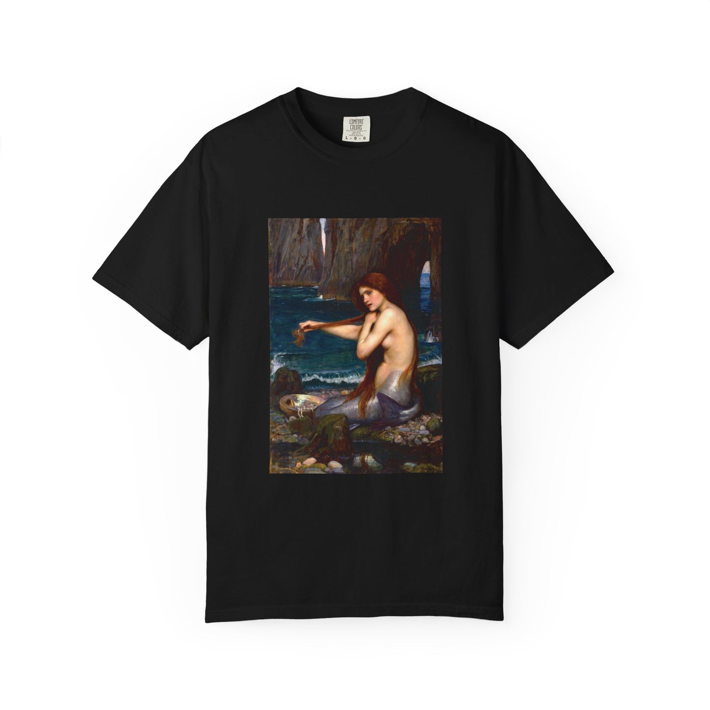 A Mermaid by John William Waterhouse (T-Shirt)