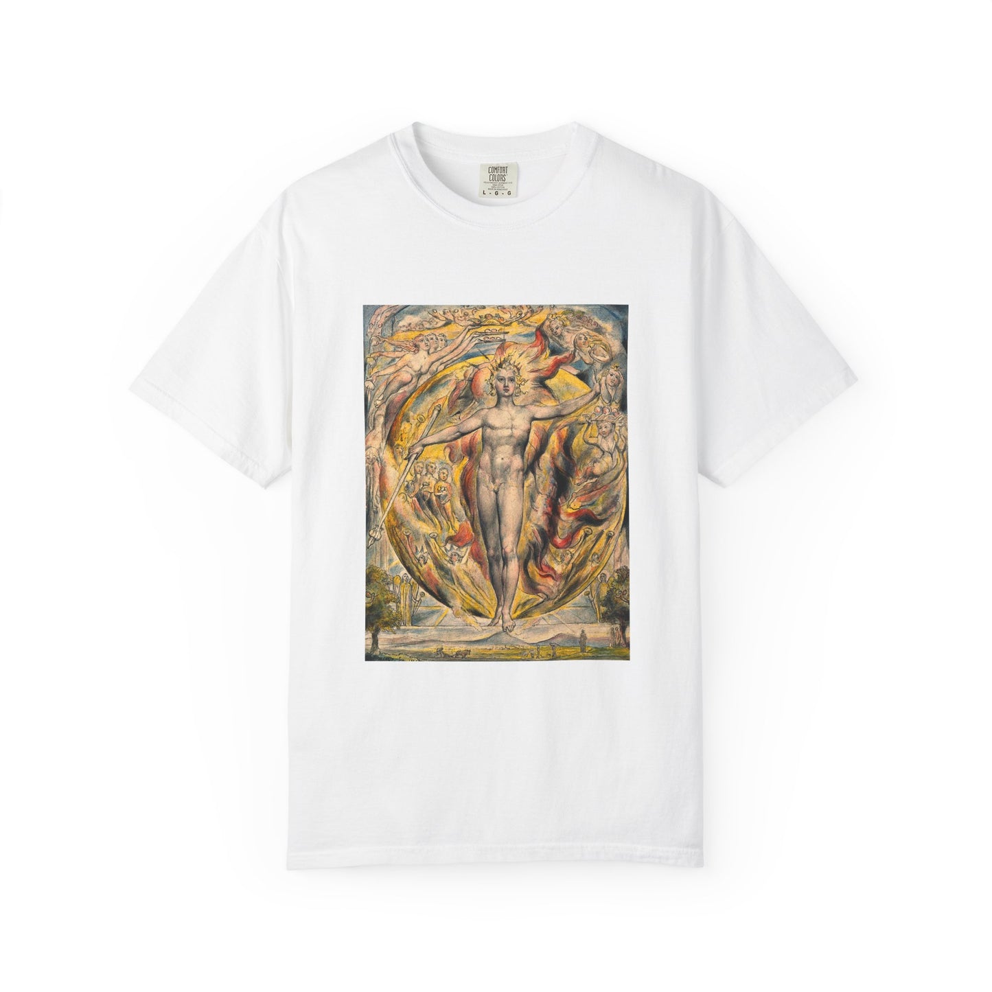 The Sun at His Eastern Gate by William Blake (T-Shirt)