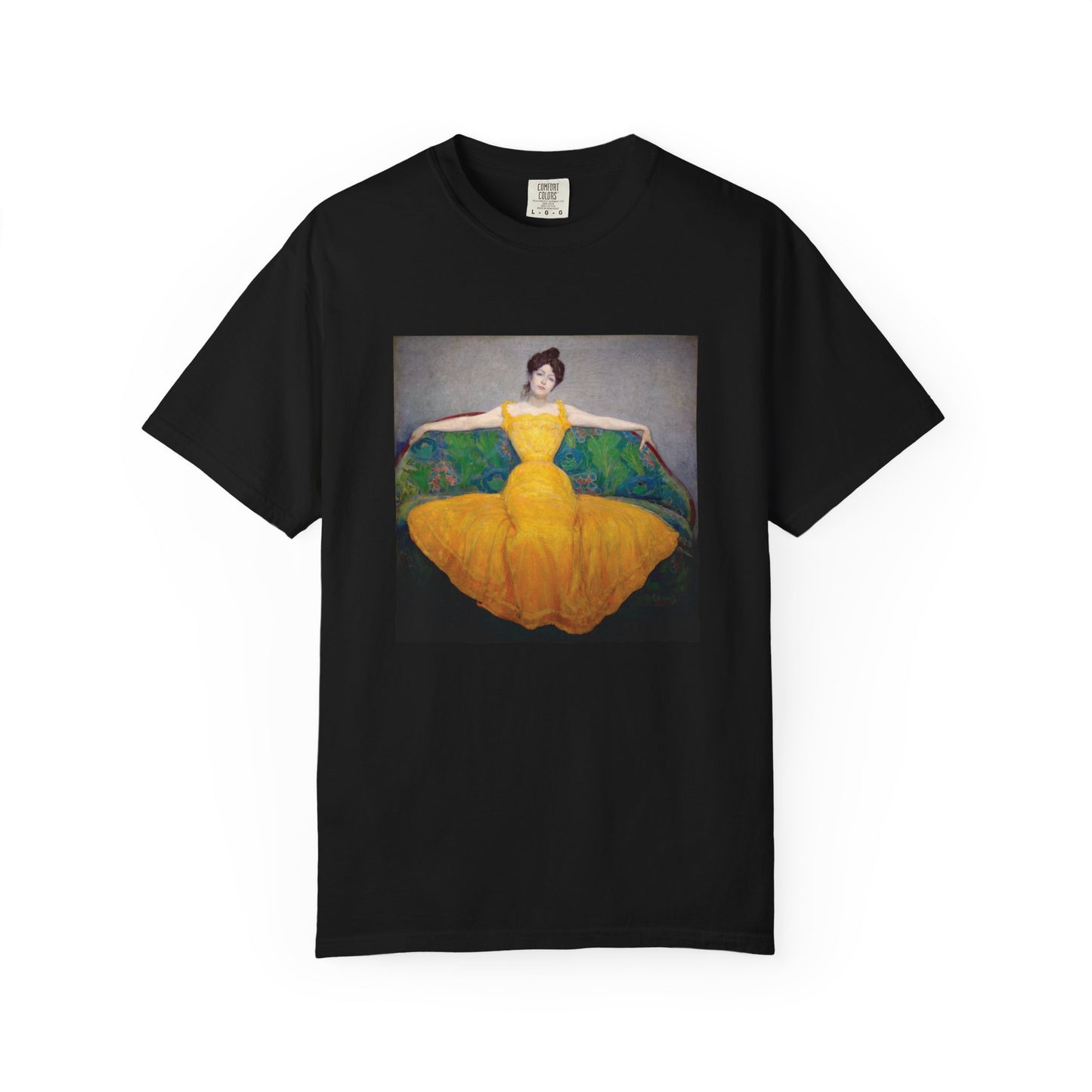 Woman in a Yellow Dress by Max Kurzweil (T-Shirt)