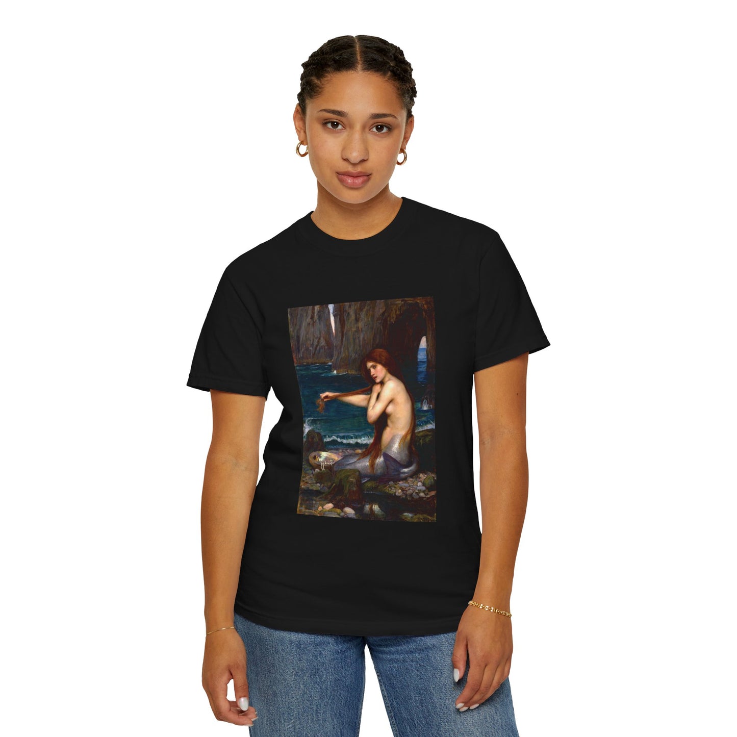 A Mermaid by John William Waterhouse (T-Shirt)
