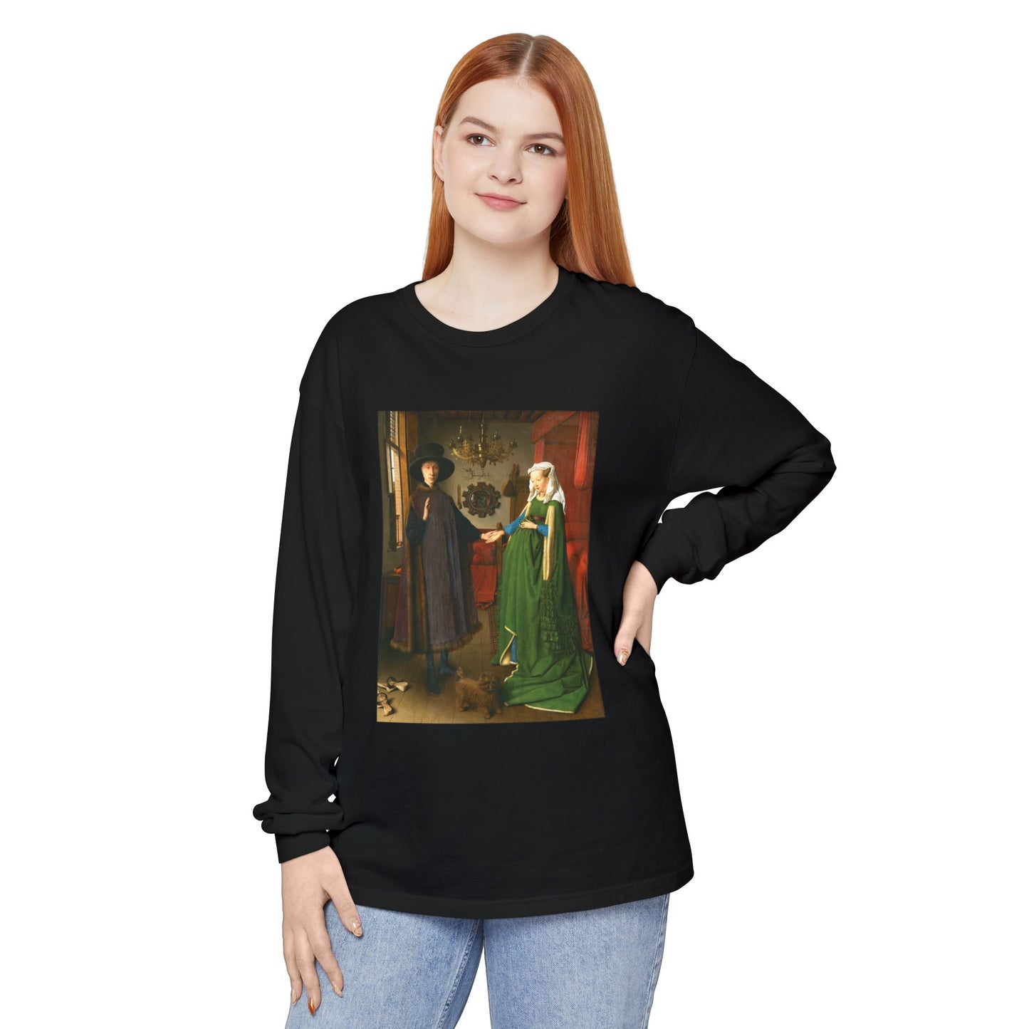 Arnolfini Portrait by Jan van Eyck (Long Sleeve)