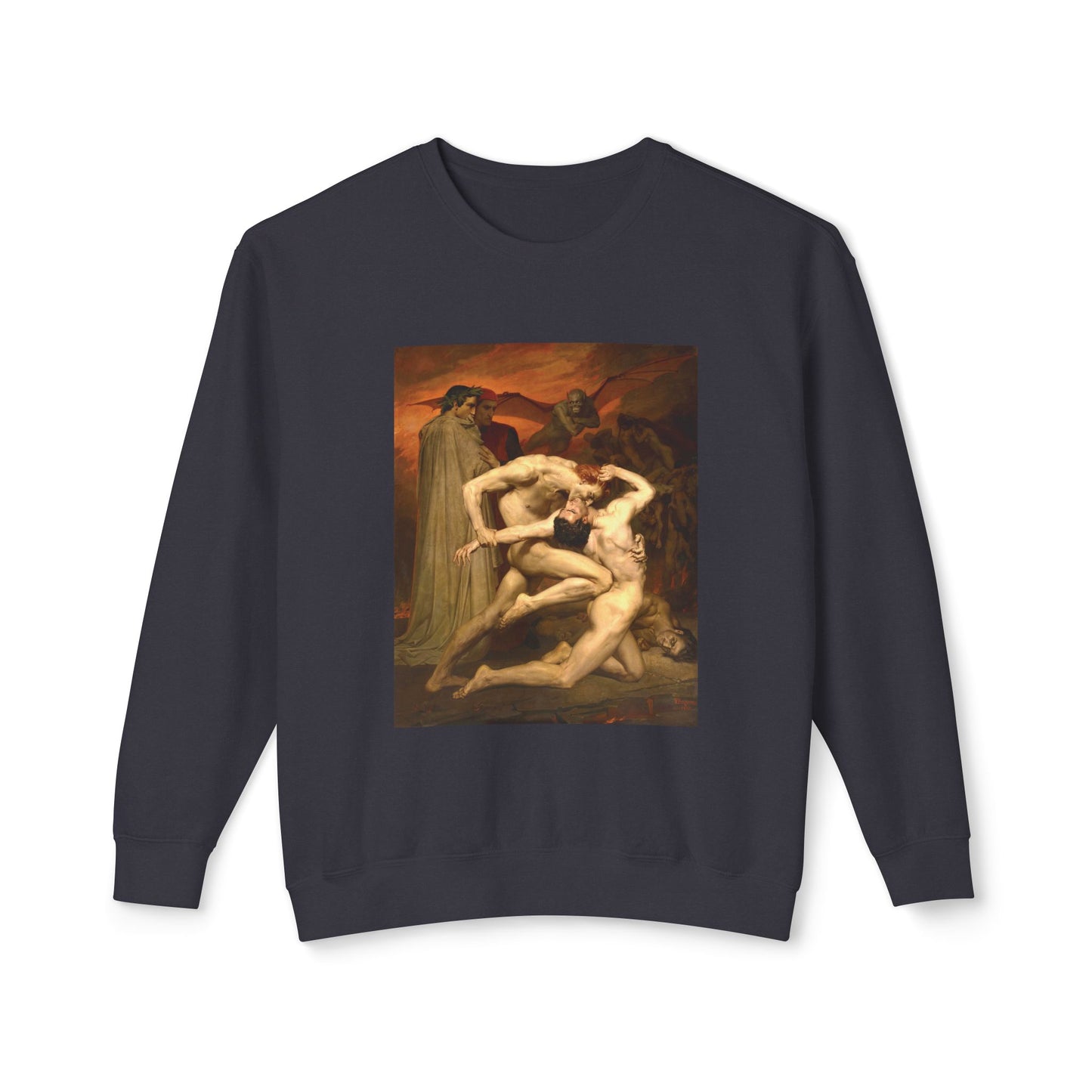 Dante and Virgil by William-Adolphe Bouguereau (Sweatshirt)