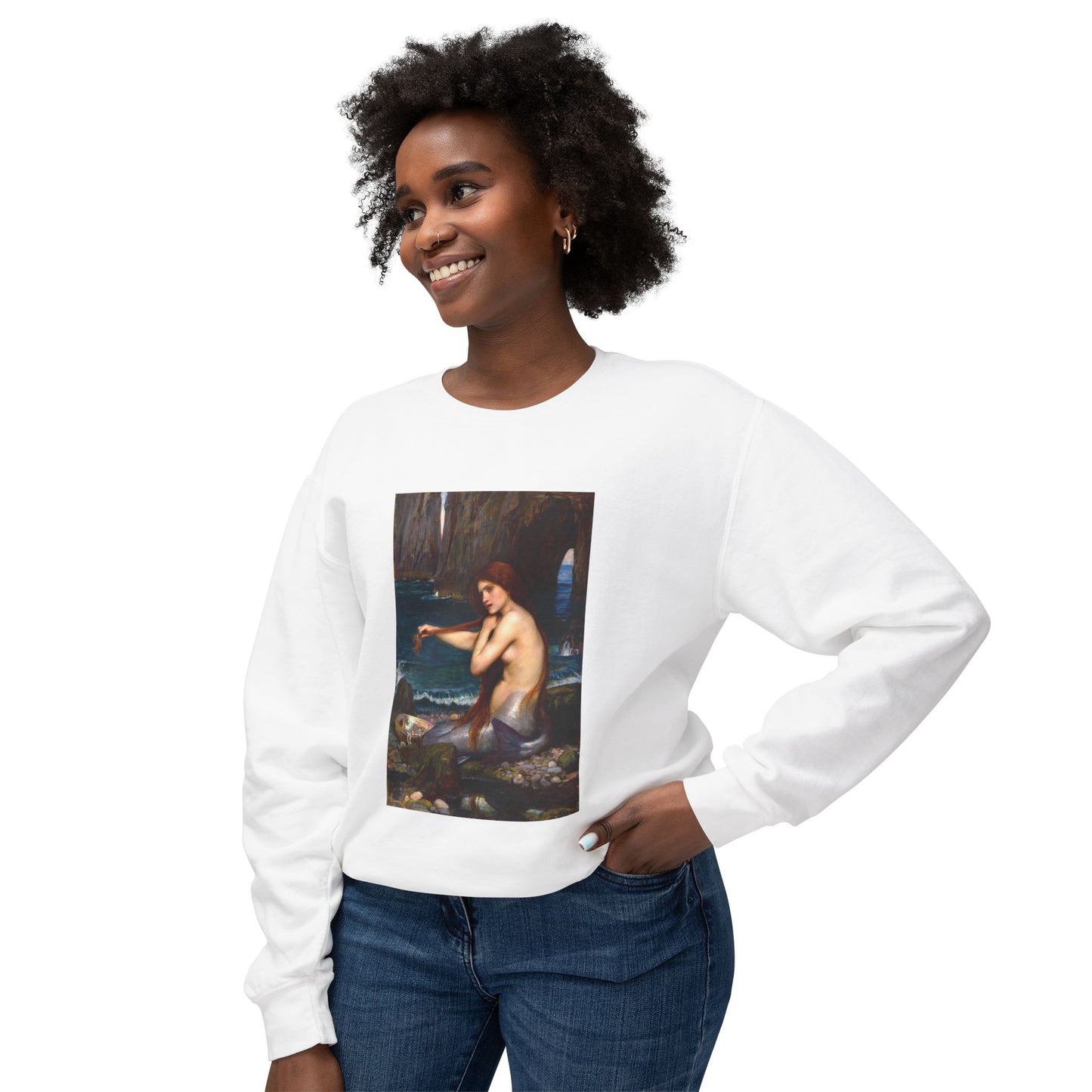A Mermaid by John William Waterhouse (Sweatshirt)