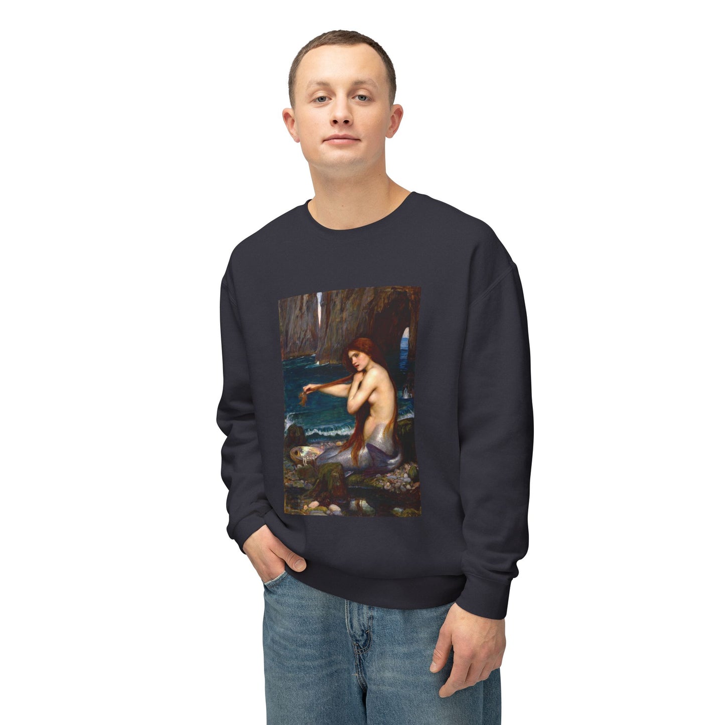 A Mermaid by John William Waterhouse (Sweatshirt)