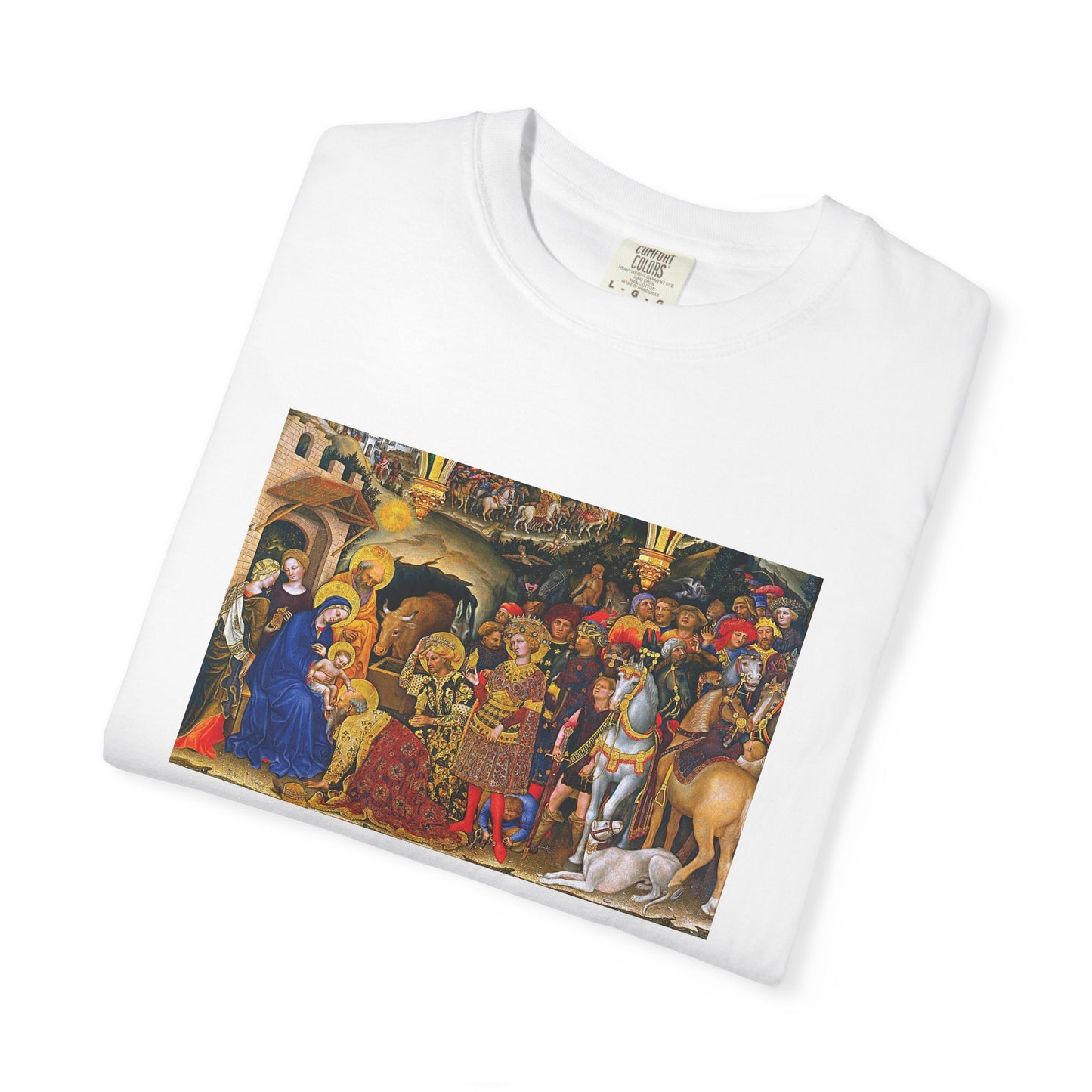 Adoration of the Magi by Gentile da Fabriano (T-Shirt)