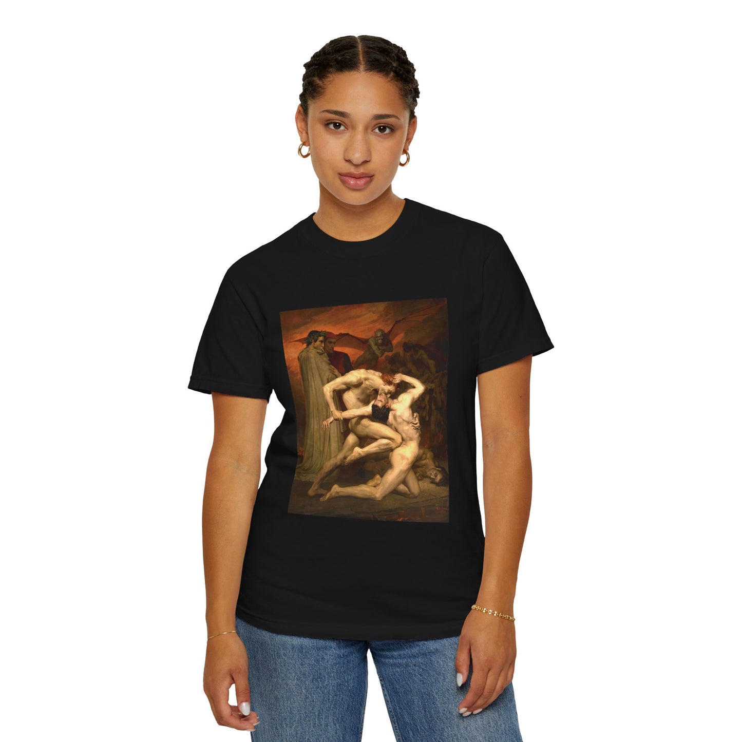 Dante and Virgil by William-Adolphe Bouguereau (T-Shirt)