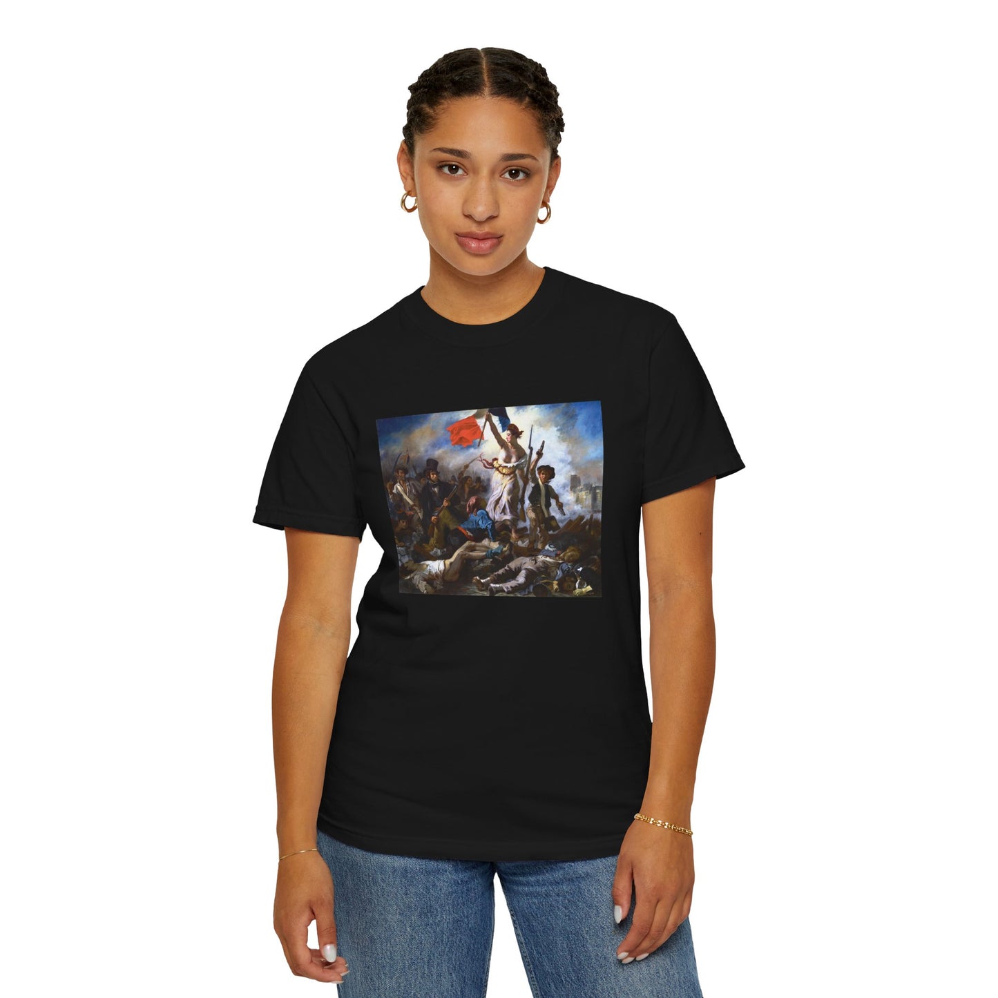 Liberty Leading the People by Eugène Delacroix (T-Shirt)