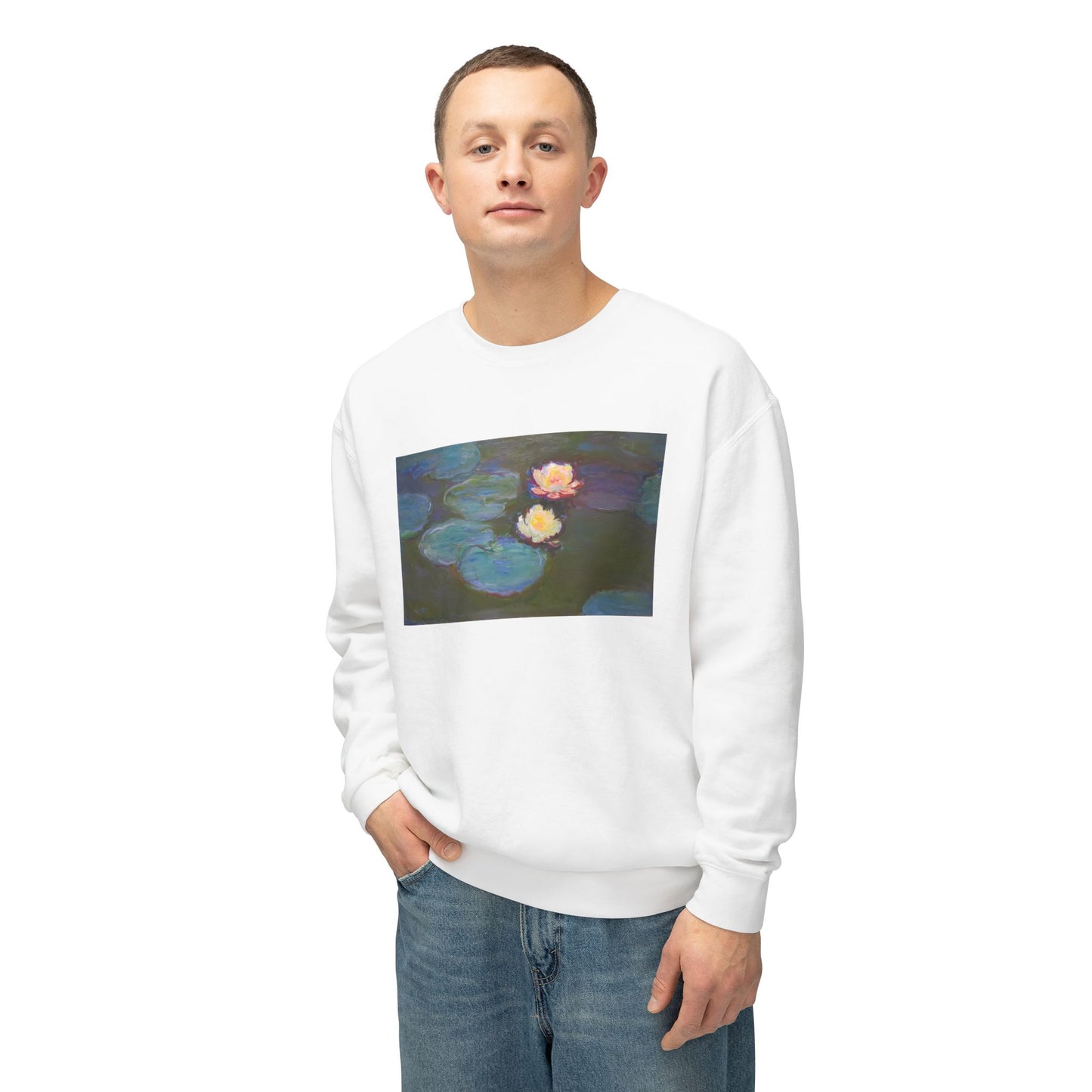 Water Lilies by Claude Monet (Sweatshirt)