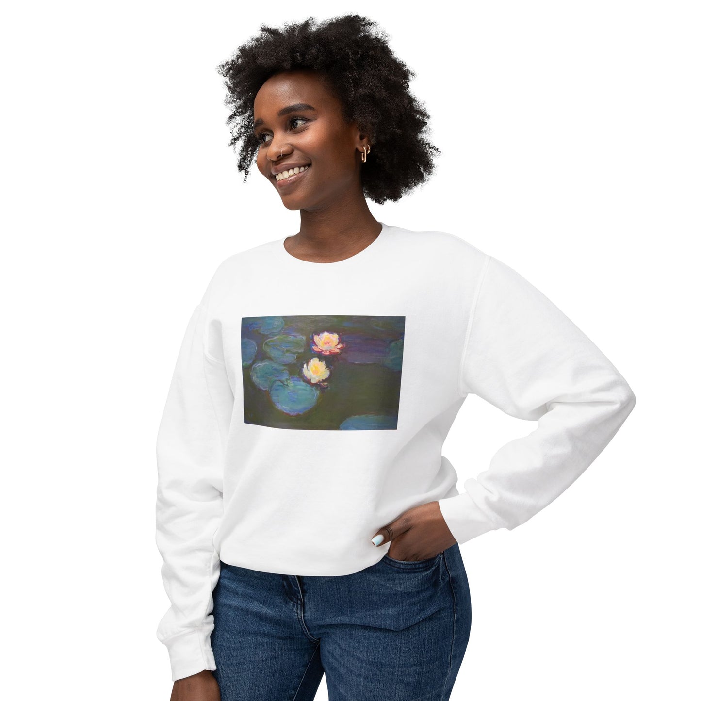 Water Lilies by Claude Monet (Sweatshirt)