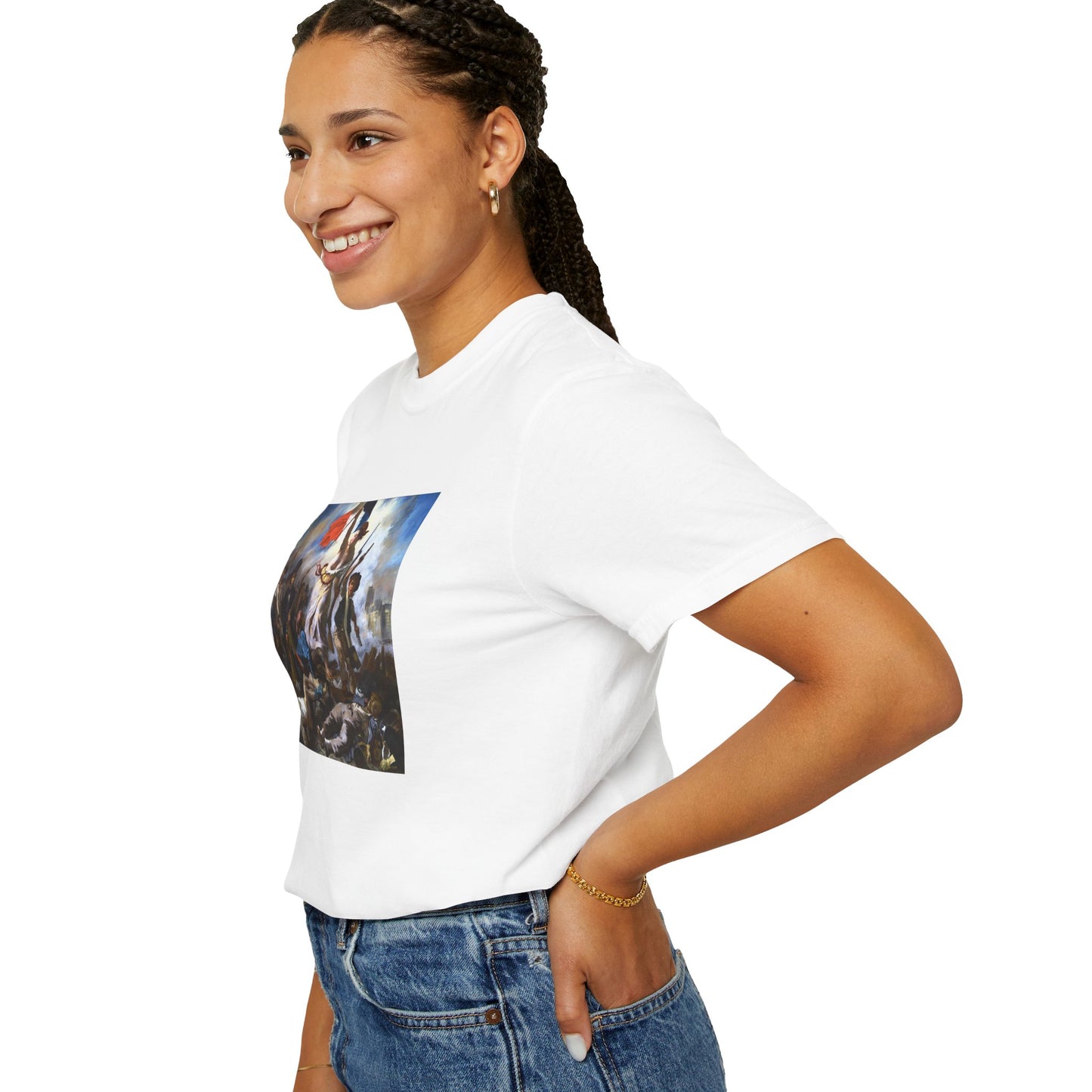 Liberty Leading the People by Eugène Delacroix (T-Shirt)